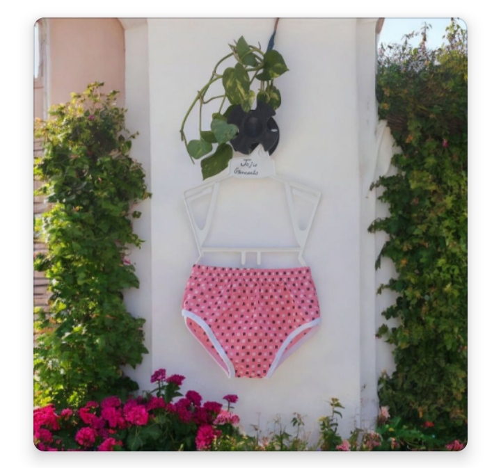 Barbie pink Baby Frock 