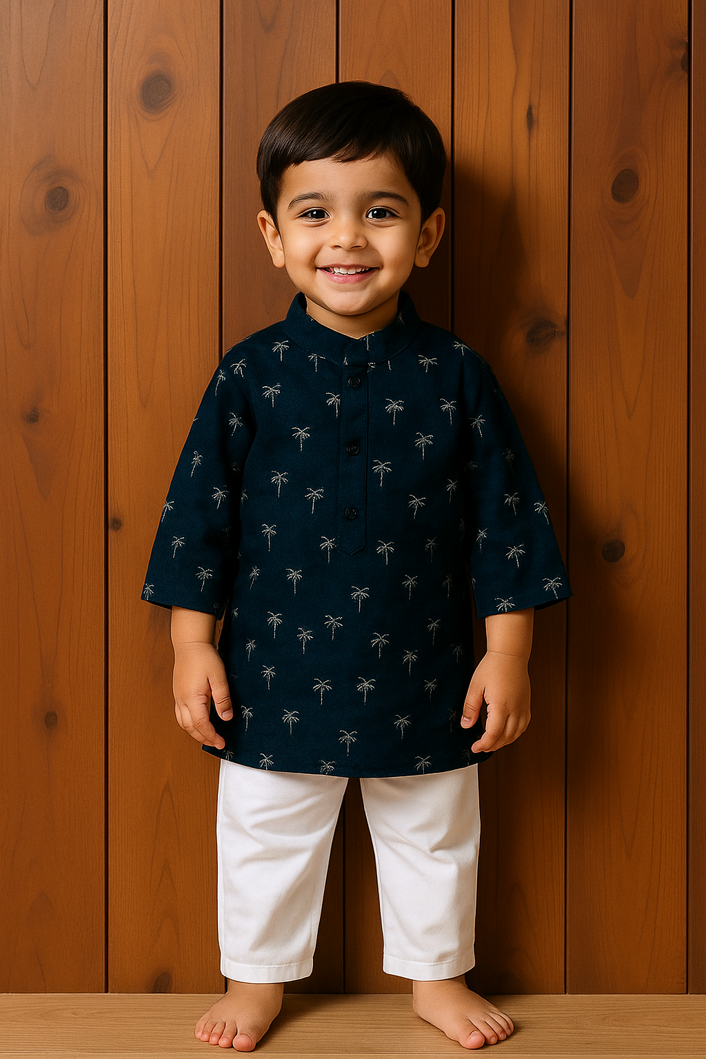  Kurta Set- Palm tree 🌴 printed 