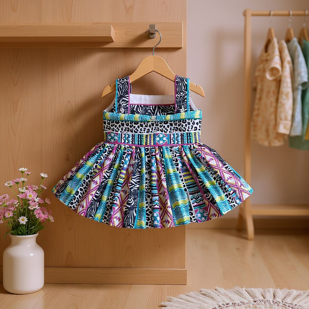 Frill Palazzo Baby Set - skyblue 