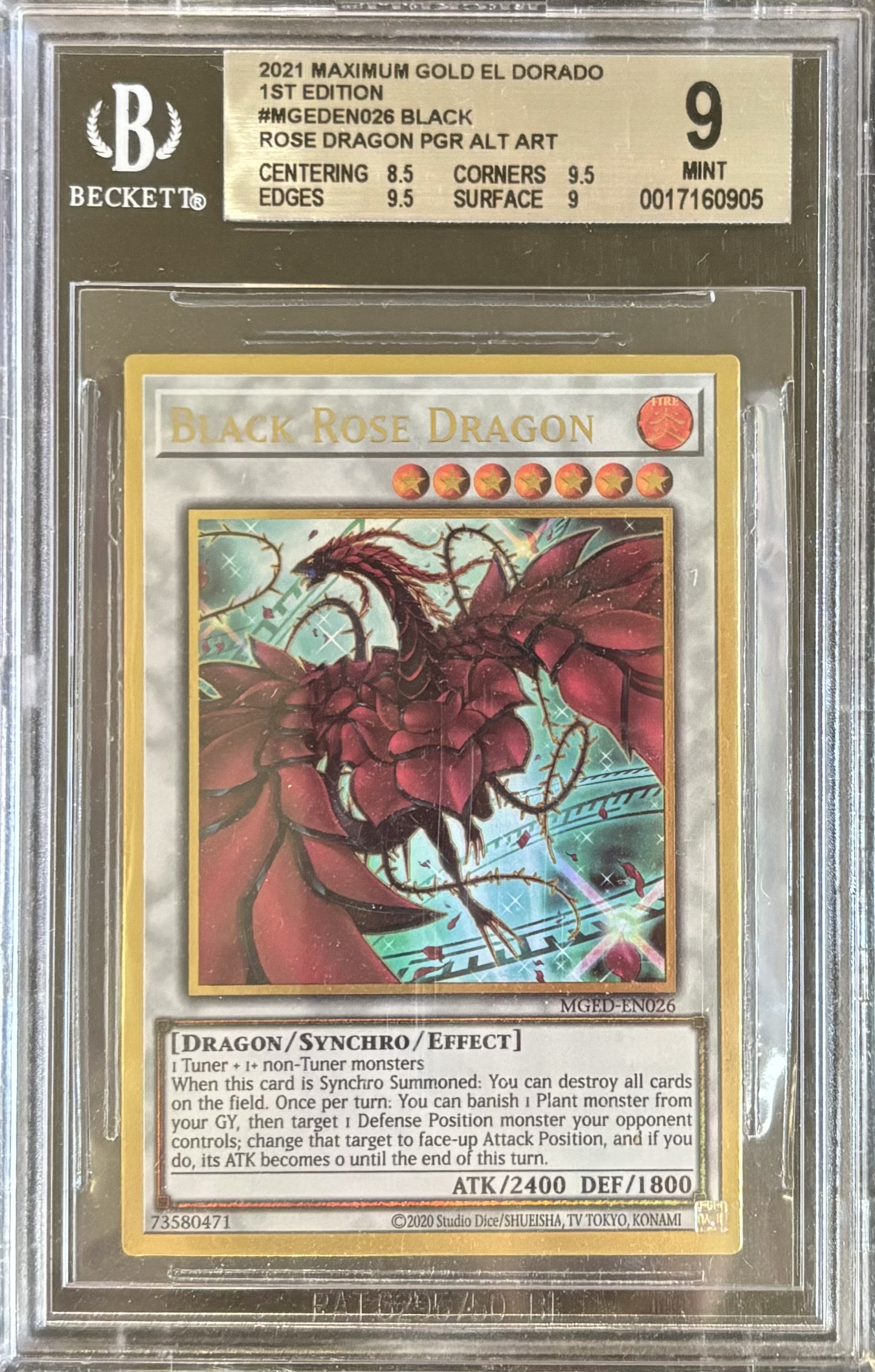 Dragón Rosa Negro