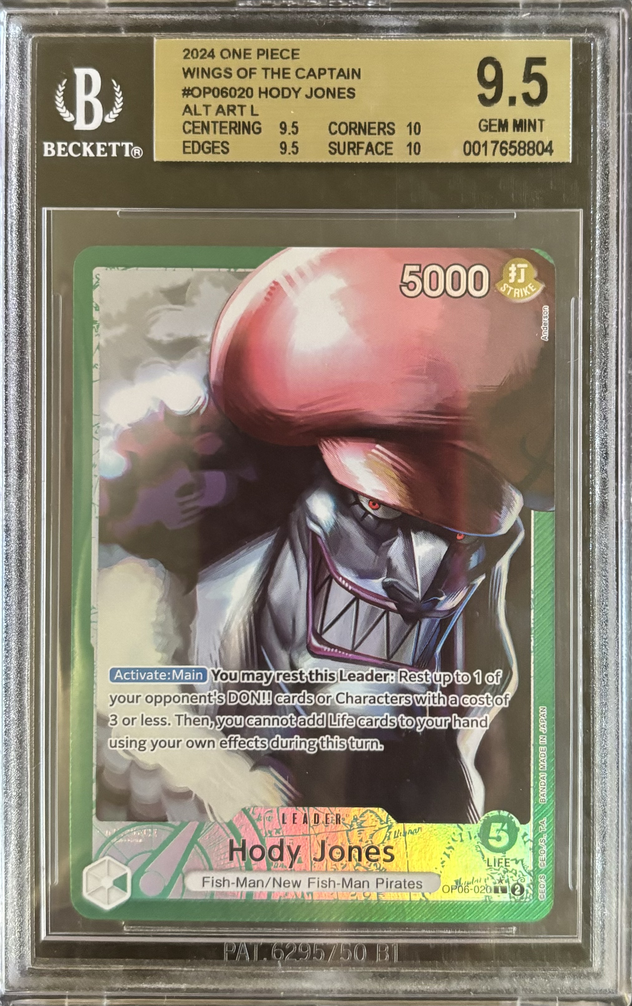 Carta Hody Jones – One Piece TCG