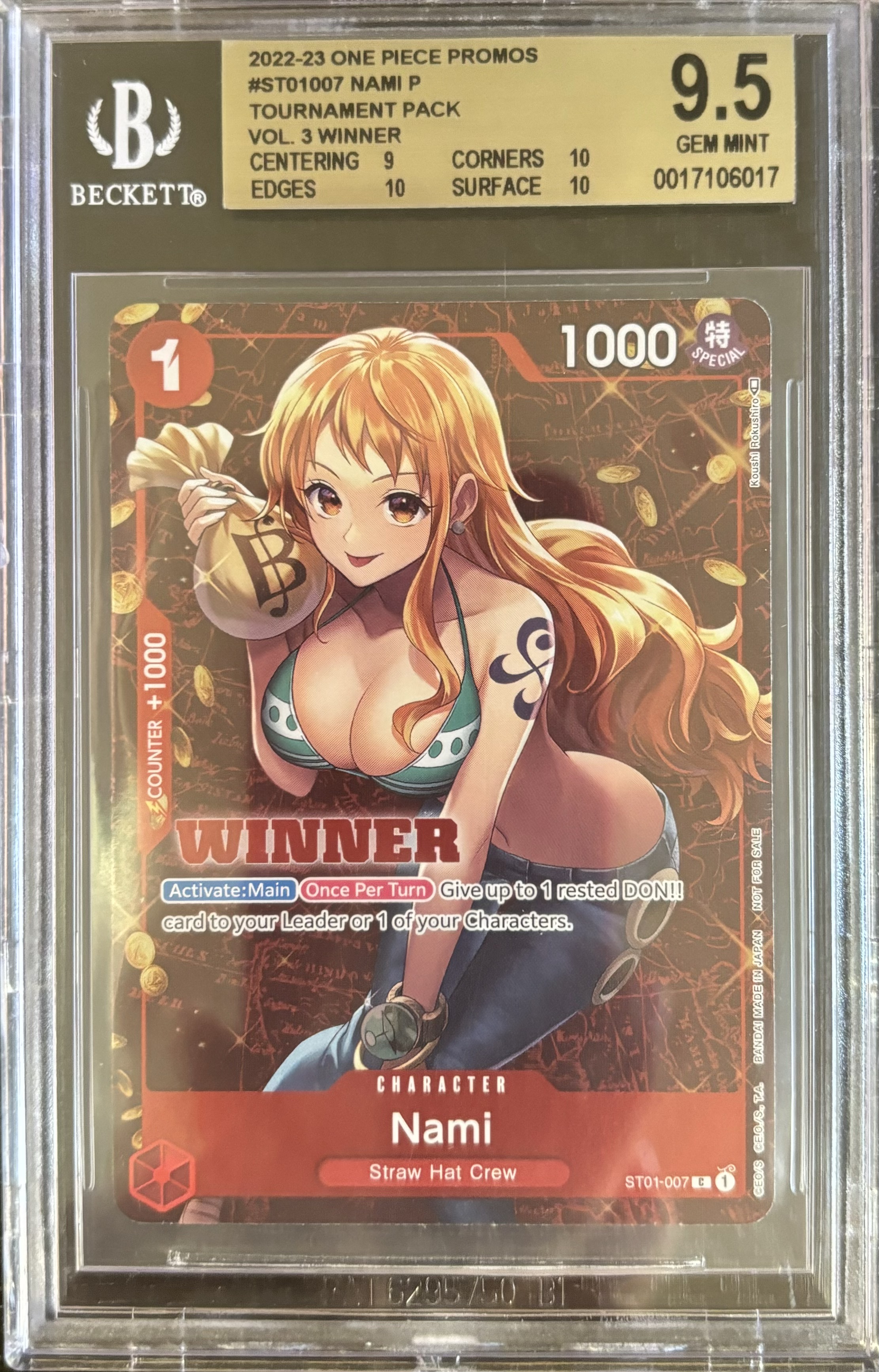Carta Nami ONE PIECE PROMOS 2022-23