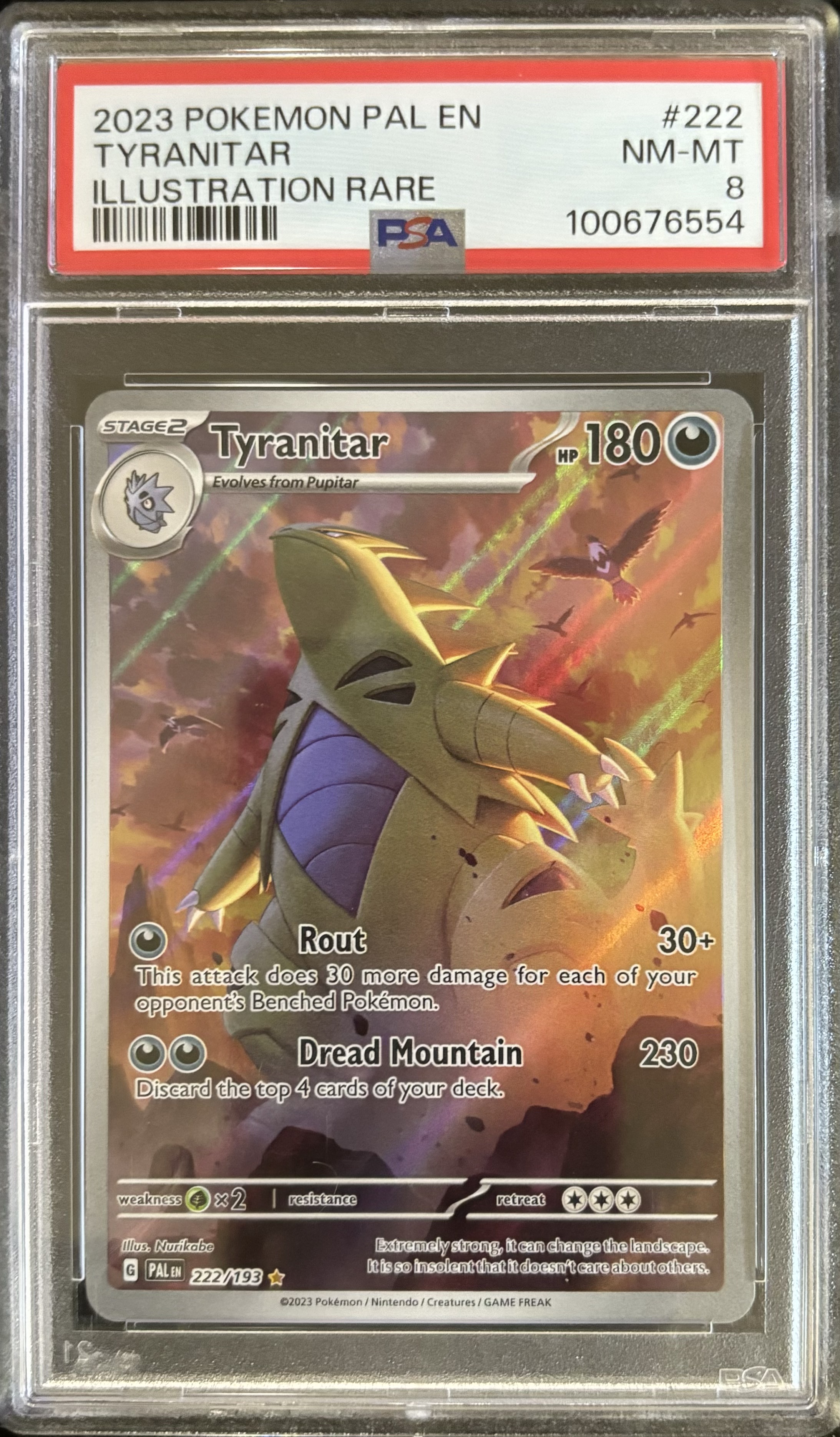 Carta Pokémon Tyranitar 2023