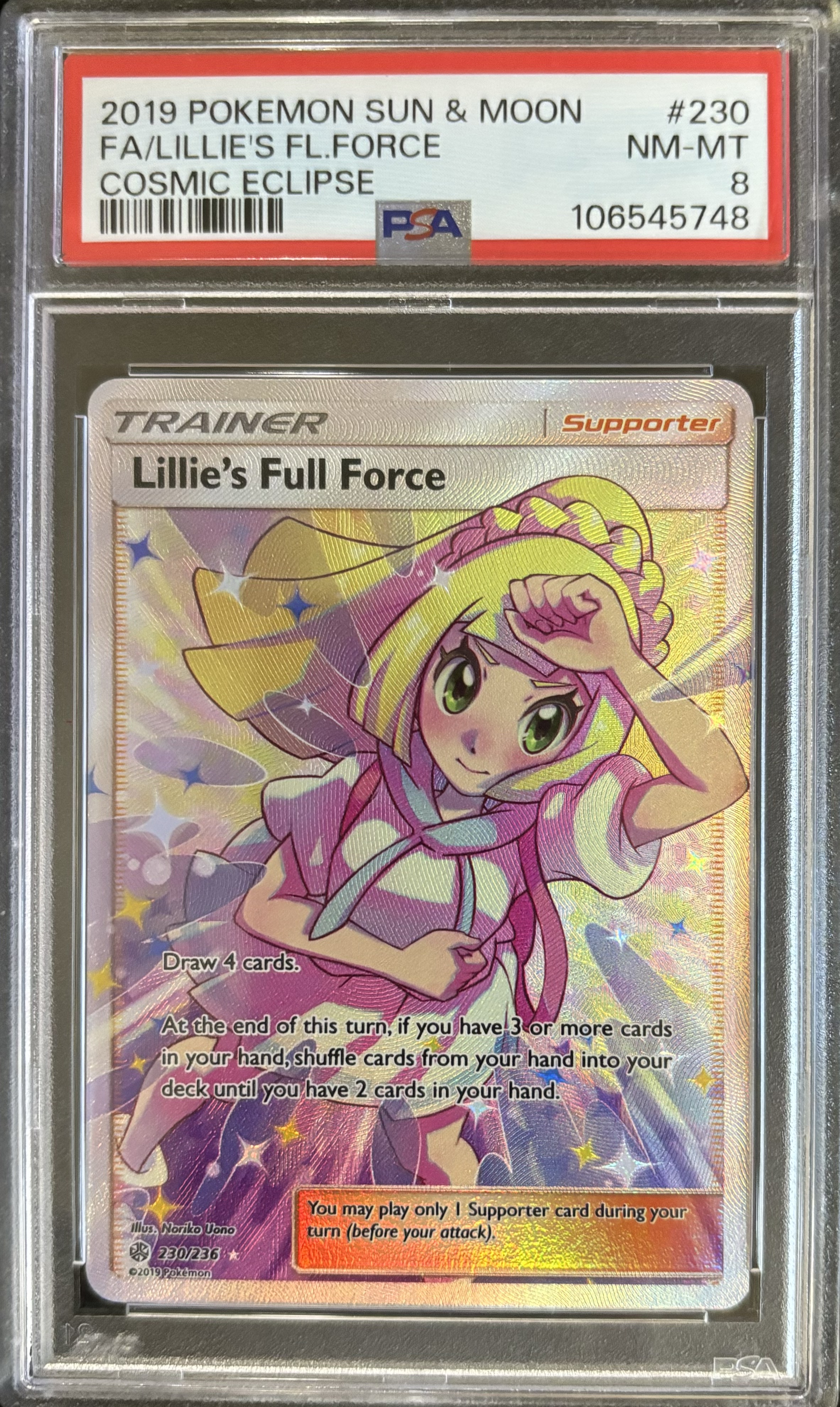 Carta Pokémon Lillie's Full Force