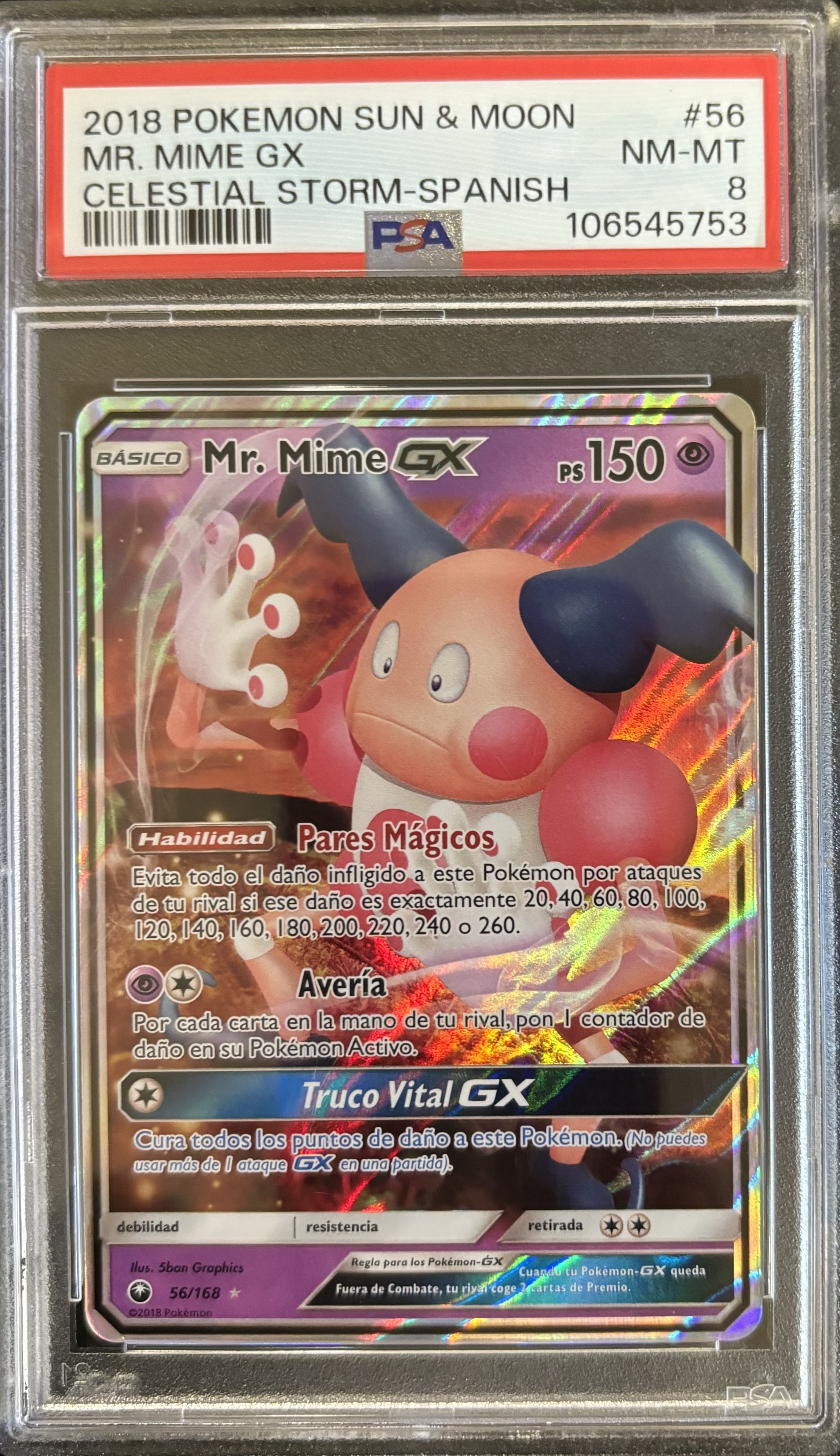 Mr. Mime GX - Celestial Storm