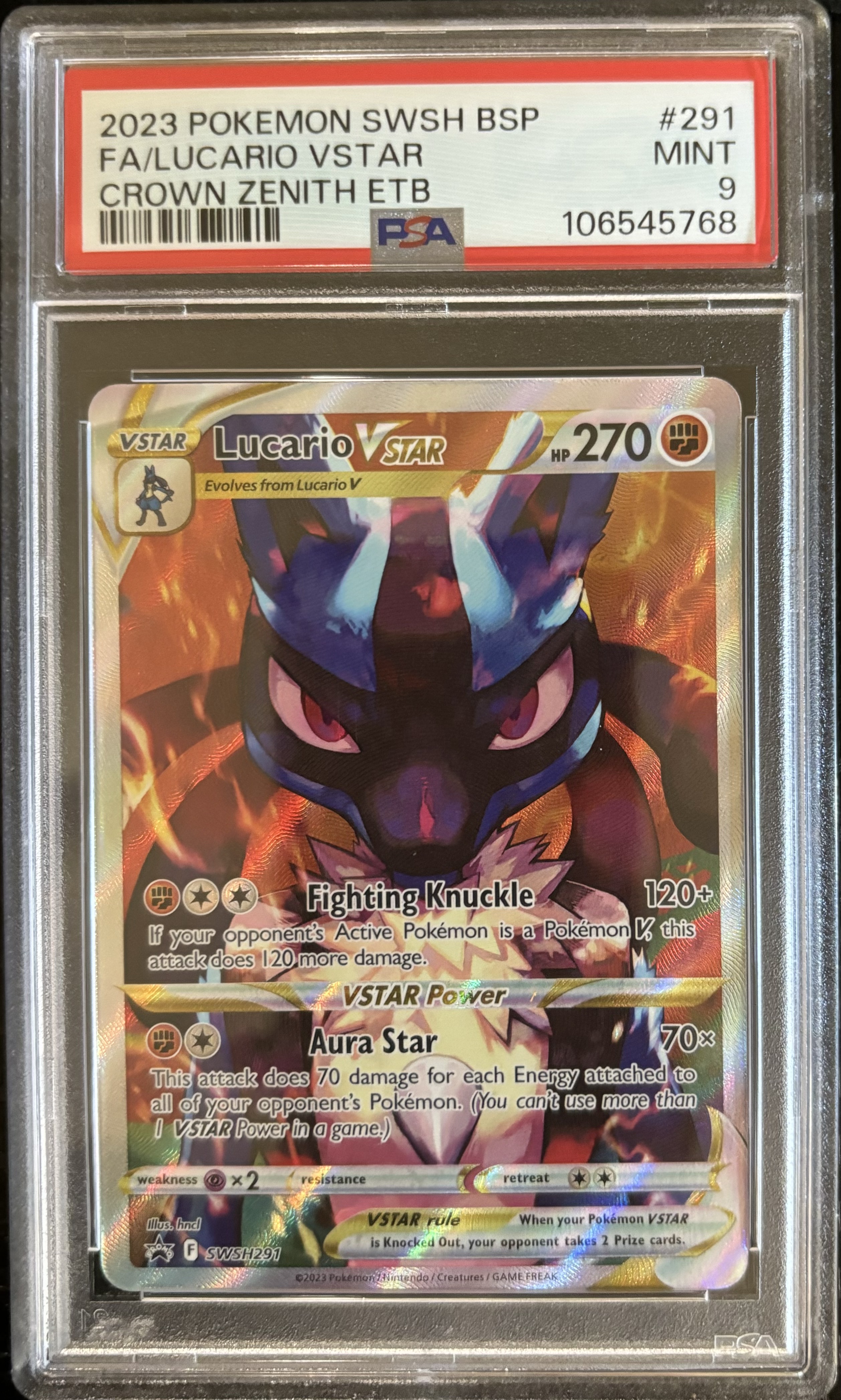 Carta Pokémon Lucario VSTAR