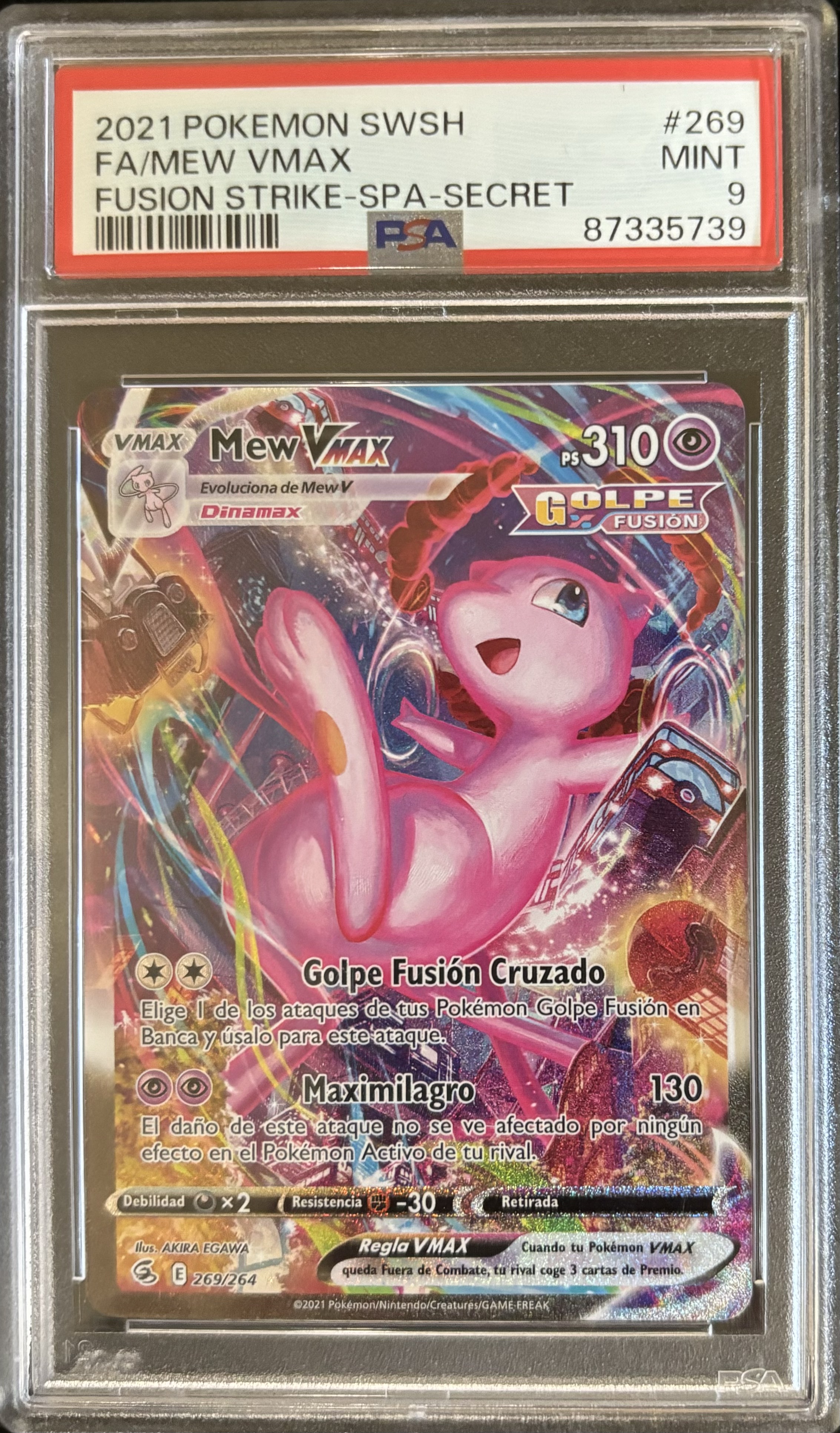 Carta Pokémon Mew VMAX 2021