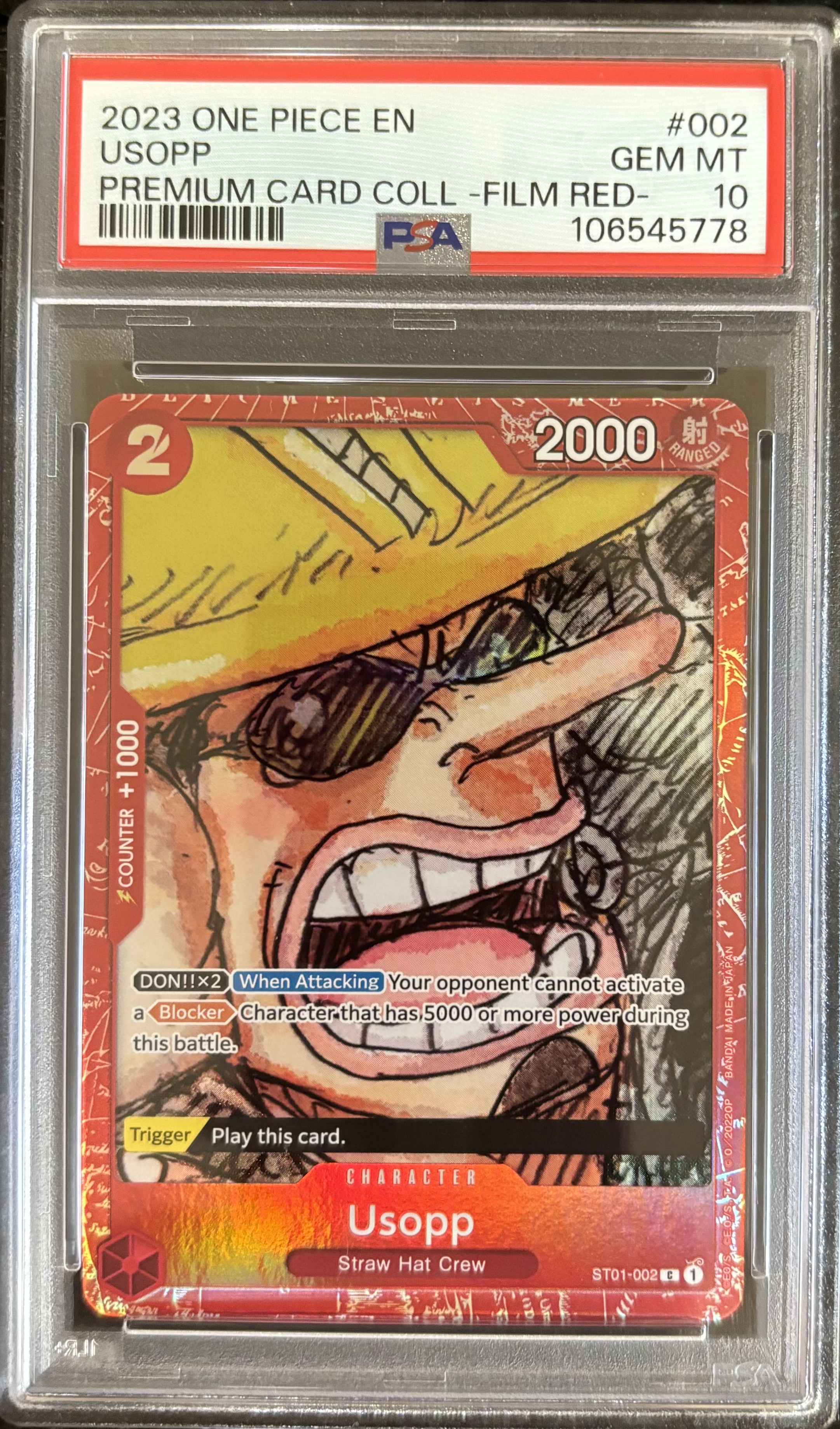 Carta Usopp One Piece 2023