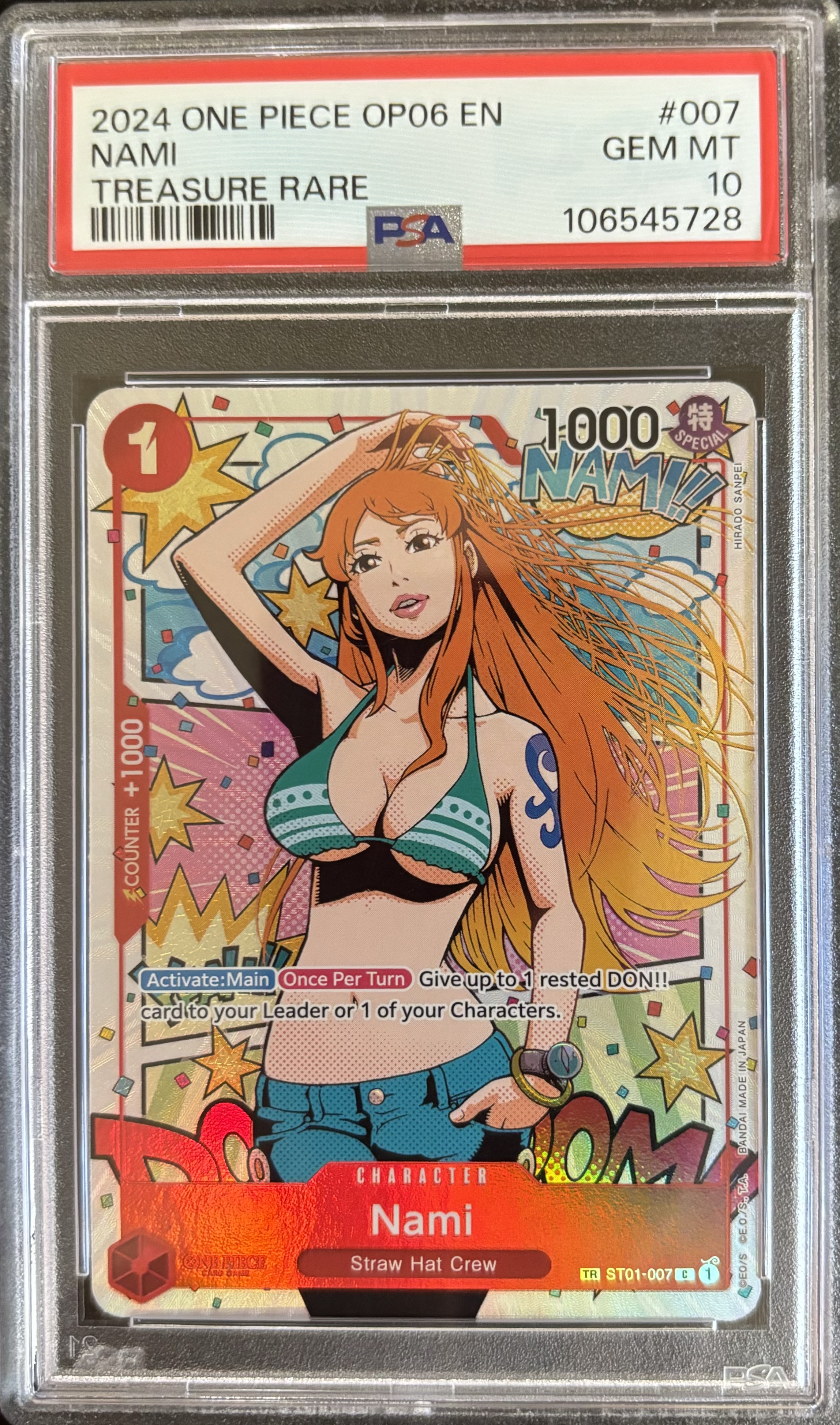 Carta Nami One Piece OP06 EN 2024