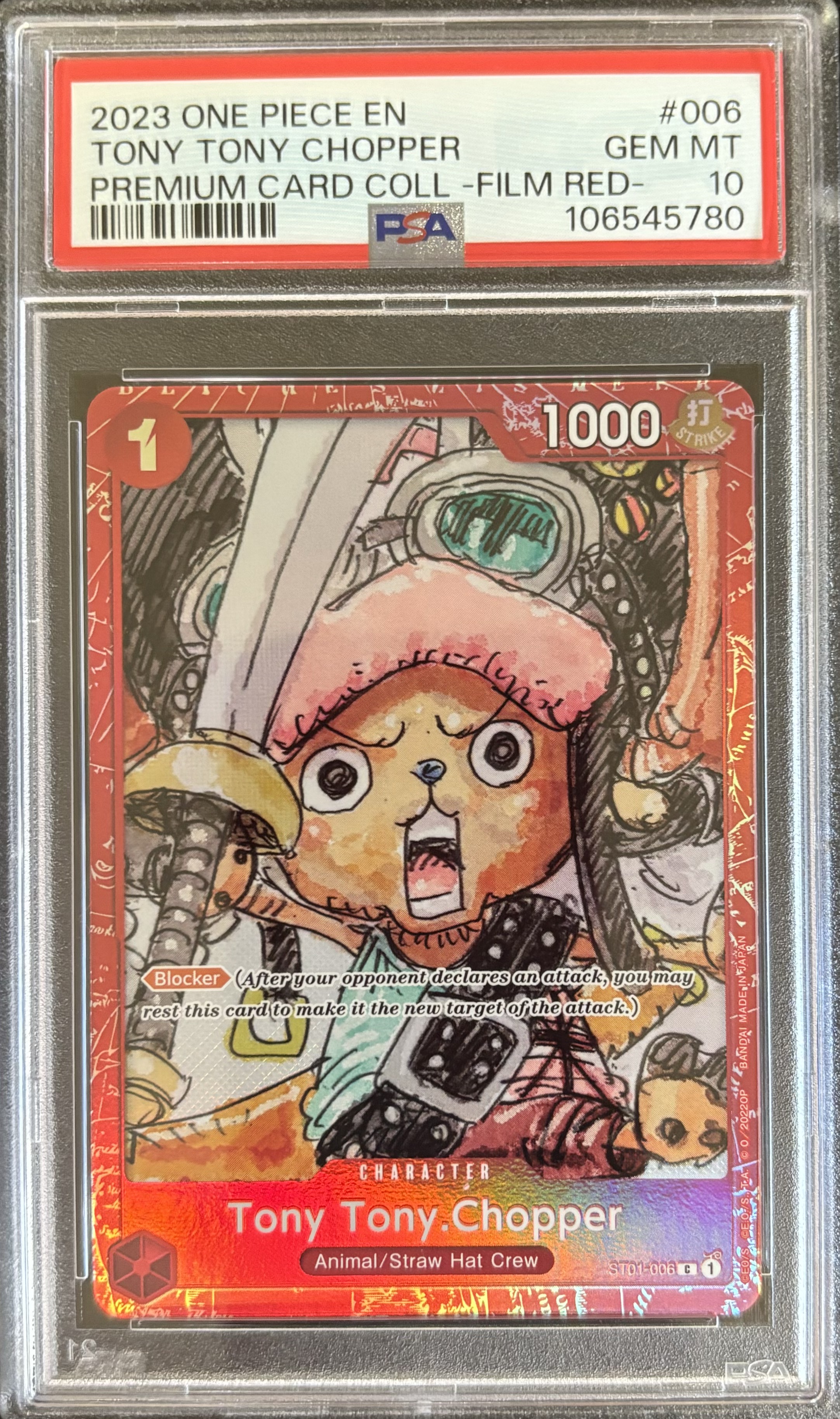 Carta Tony Tony Chopper One Piece