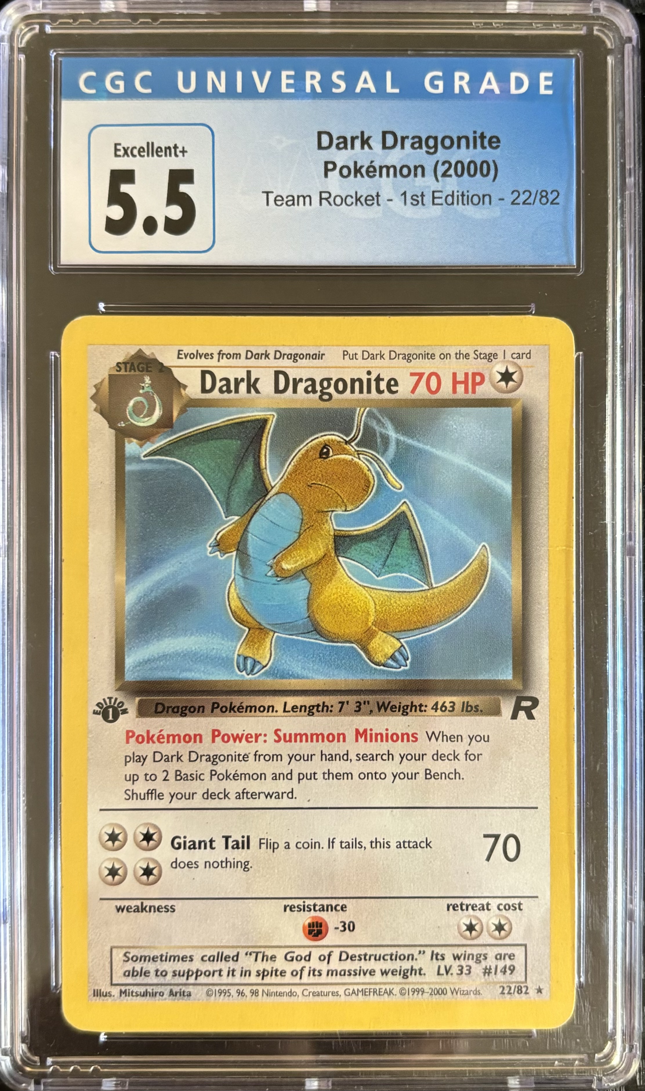 Dark Dragonite 1ª Edición - Pokémon (2000)