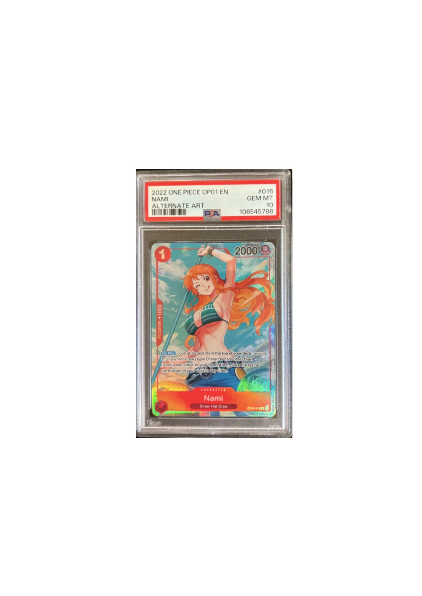 Carta Nami One Piece OPO1 EN #016