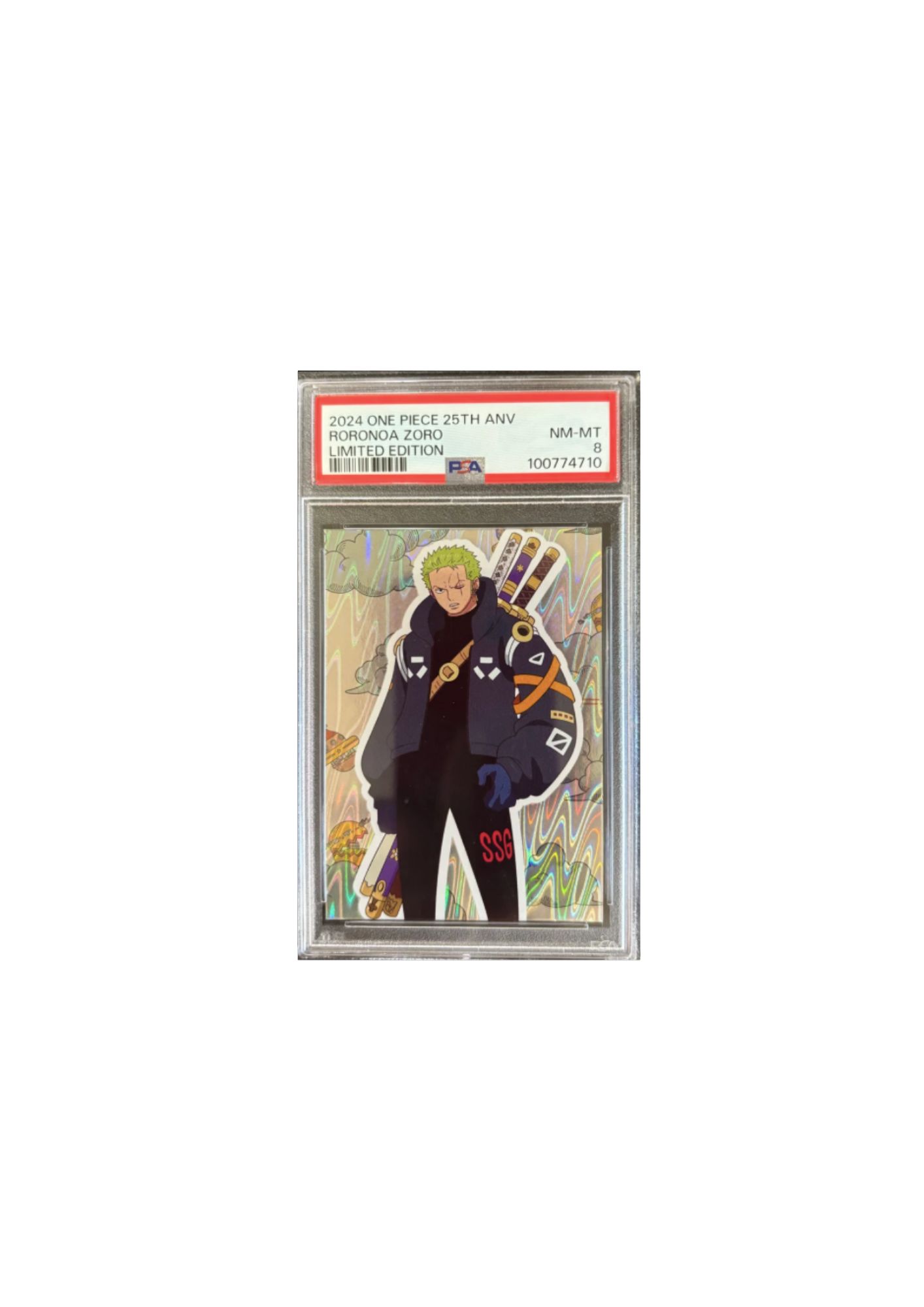 Carta de coleccionista Roronoa Zoro 25º Aniversario One Piece