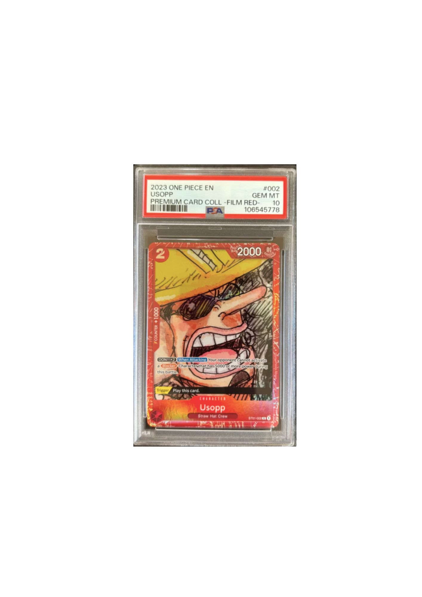 Carta Usopp One Piece 2023