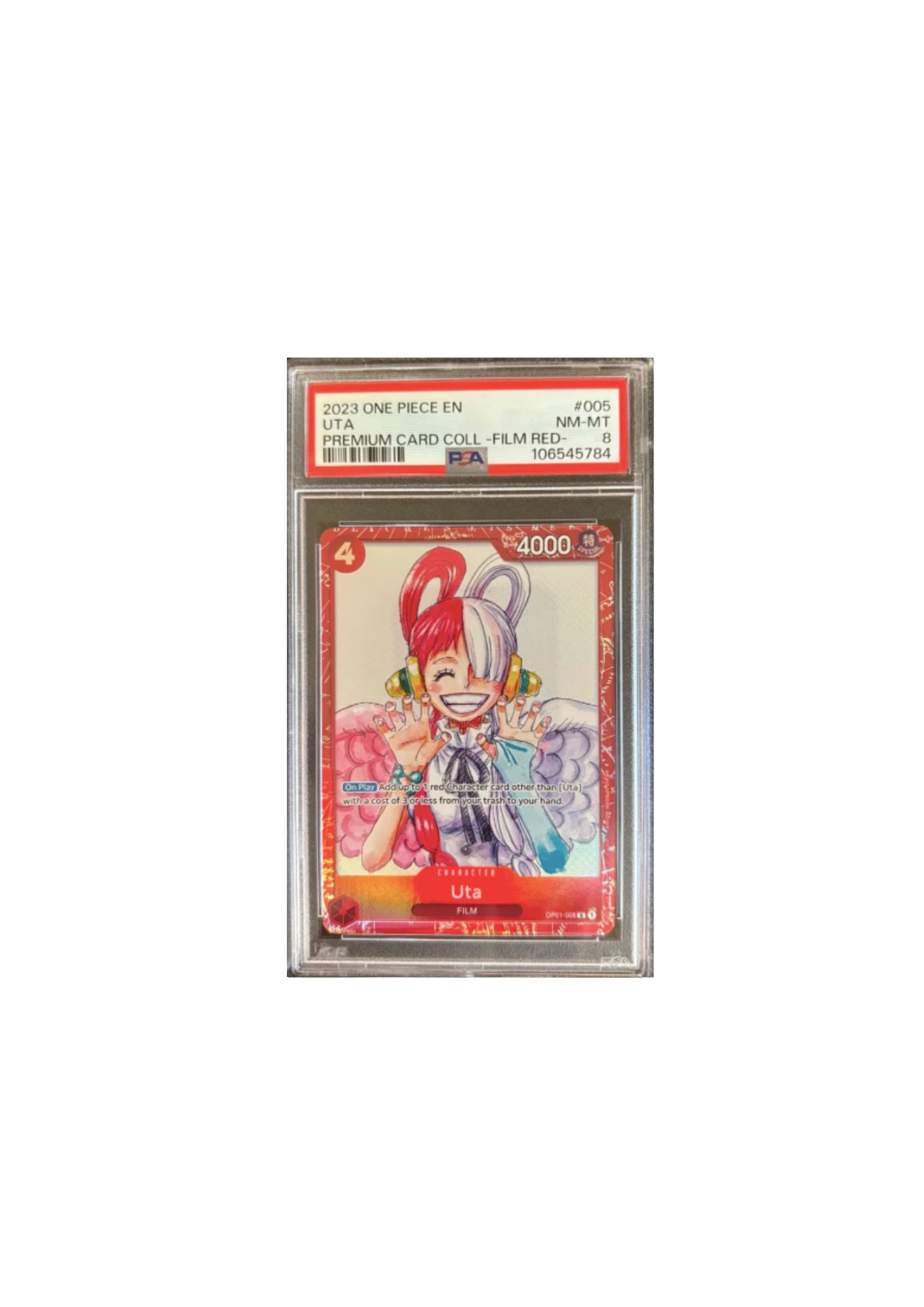 Carta coleccionable Uta - One Piece Film Red