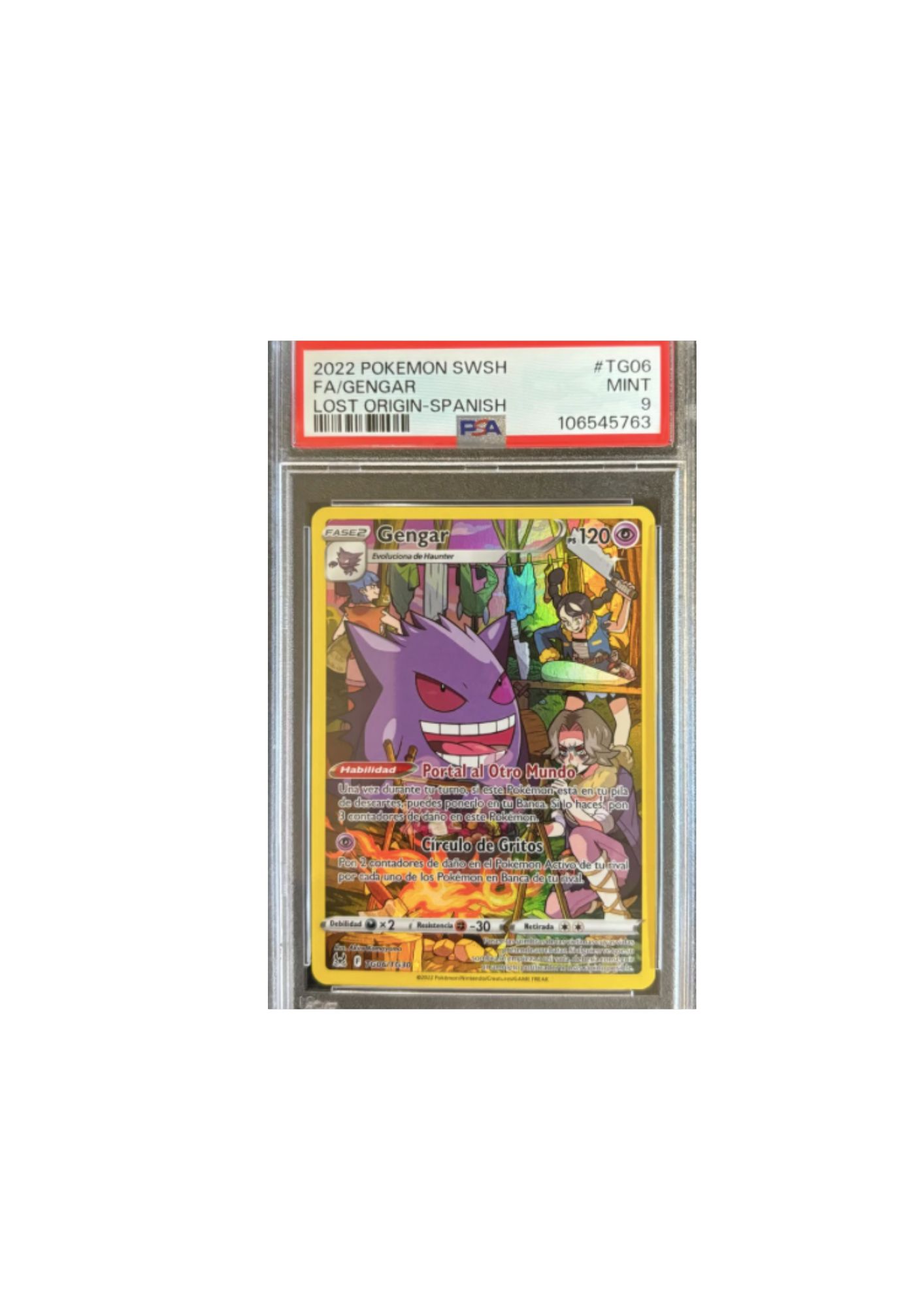 Carta Pokémon Gengar FA 2022 SWSH Lost Origin
