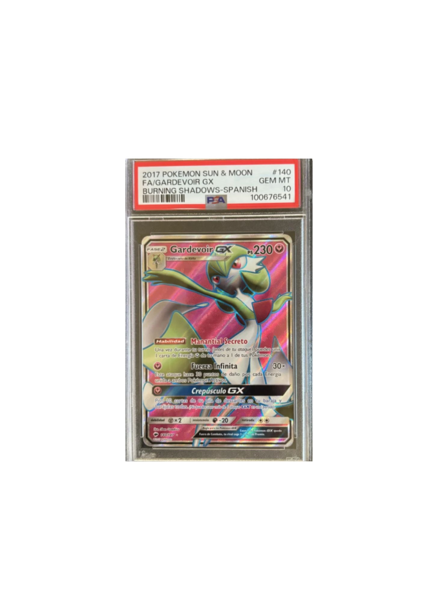 Gardevoir GX FA #140 - Burning Shadows Español