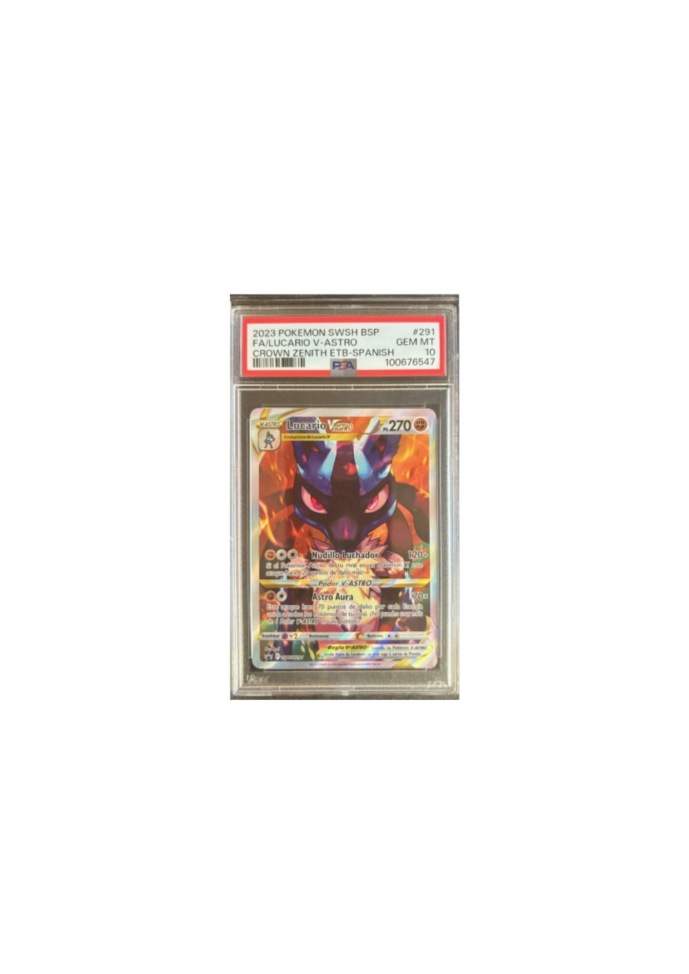 Carta Pokémon Lucario V-ASTRO