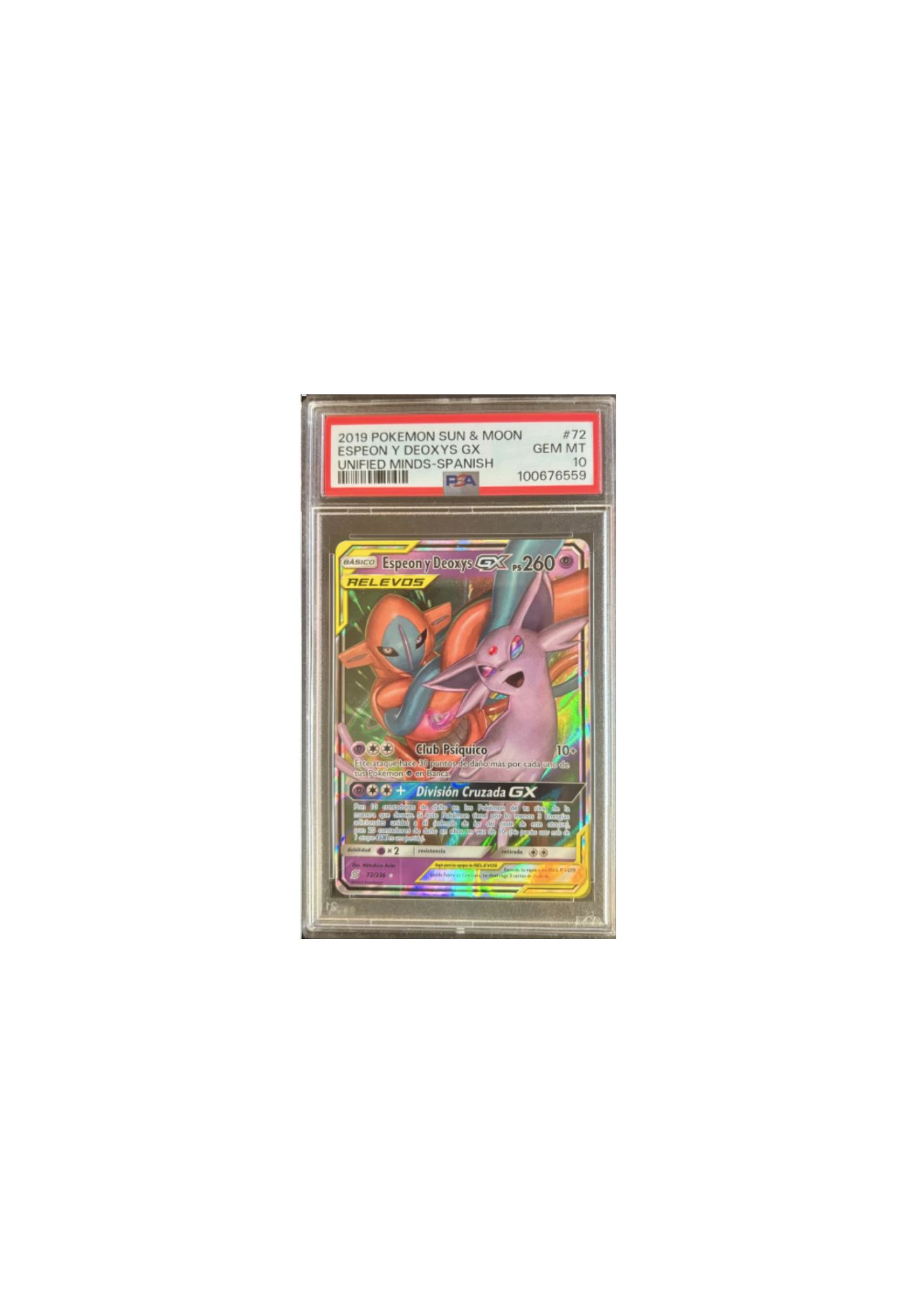 Espeon y Deoxys GX - Pokémon TCG