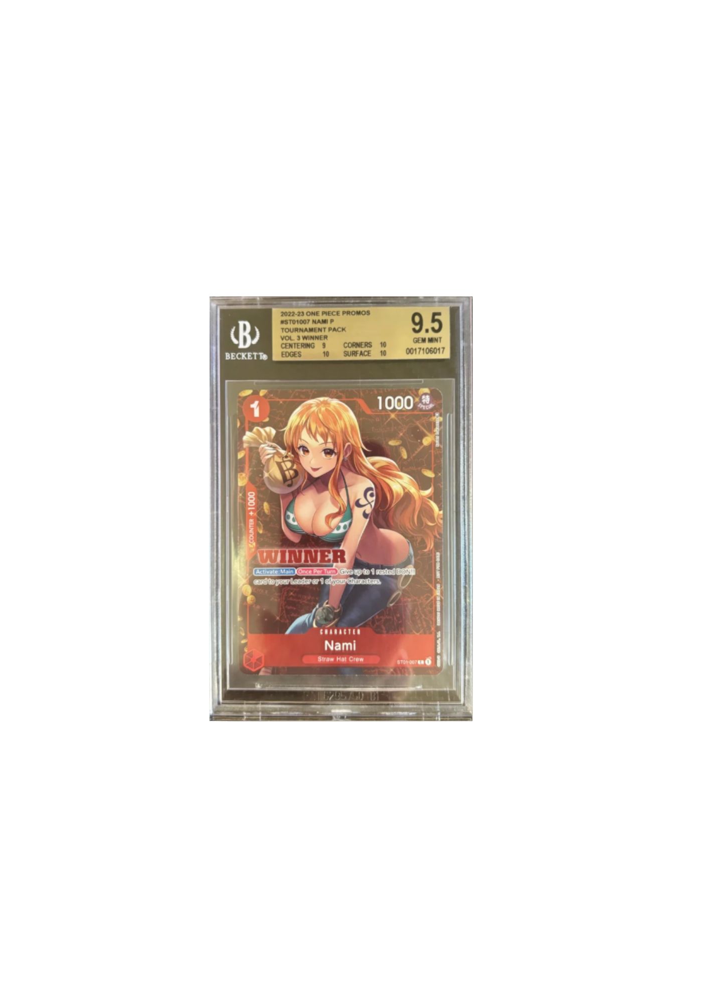 Carta Nami ONE PIECE PROMOS 2022-23