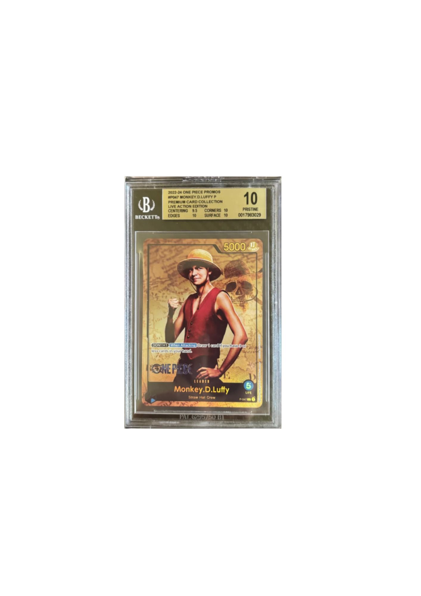Carta promocional Monkey D. Luffy - One Piece