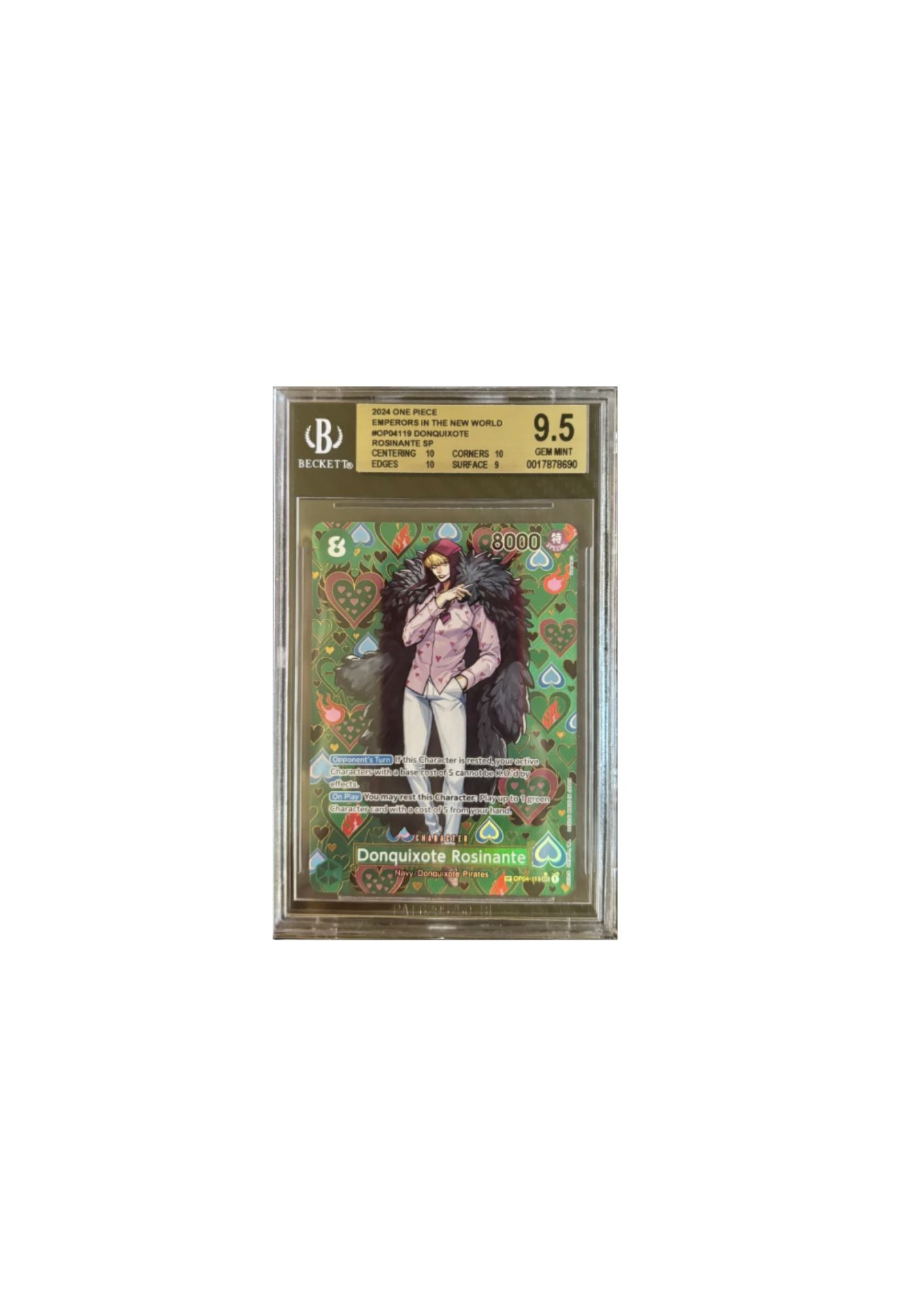 Carta Donquixote Rosinante SP 2024 One Piece
