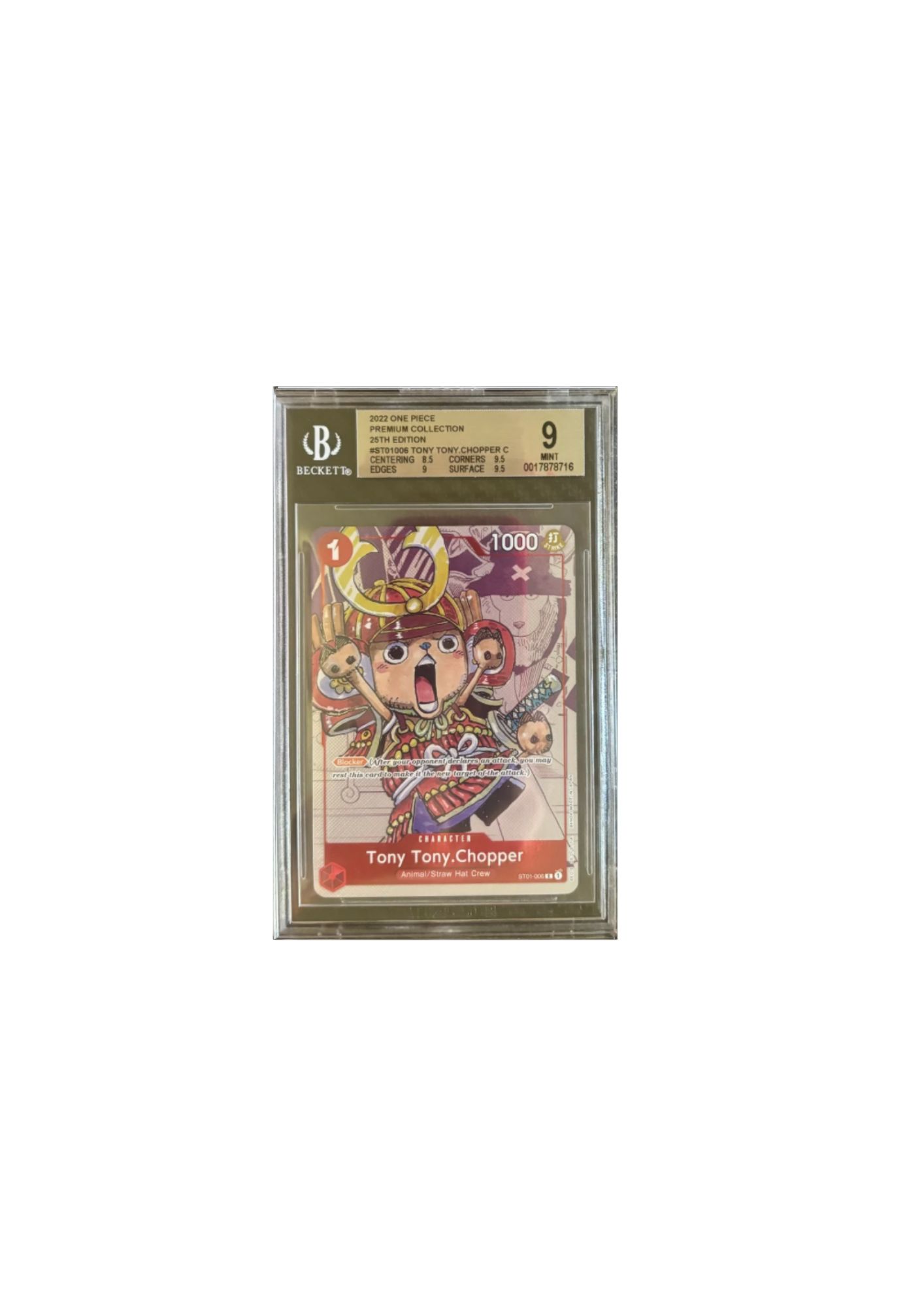 Carta Tony Tony Chopper 2022 One Piece