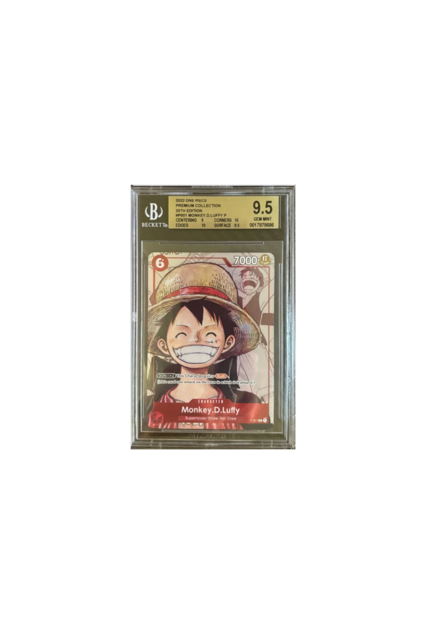 Carta Monkey D. Luffy One Piece