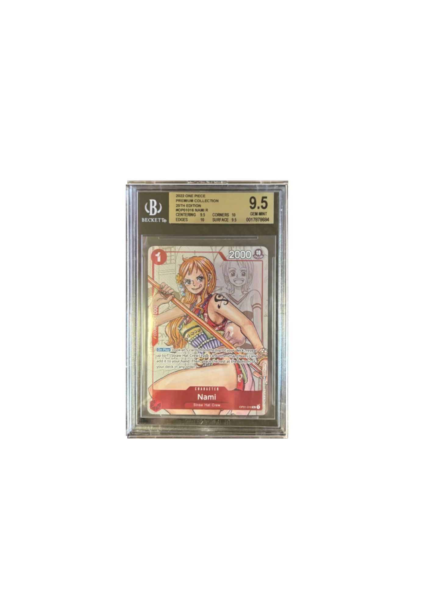 Carta Nami - One Piece Premium Collection 2022