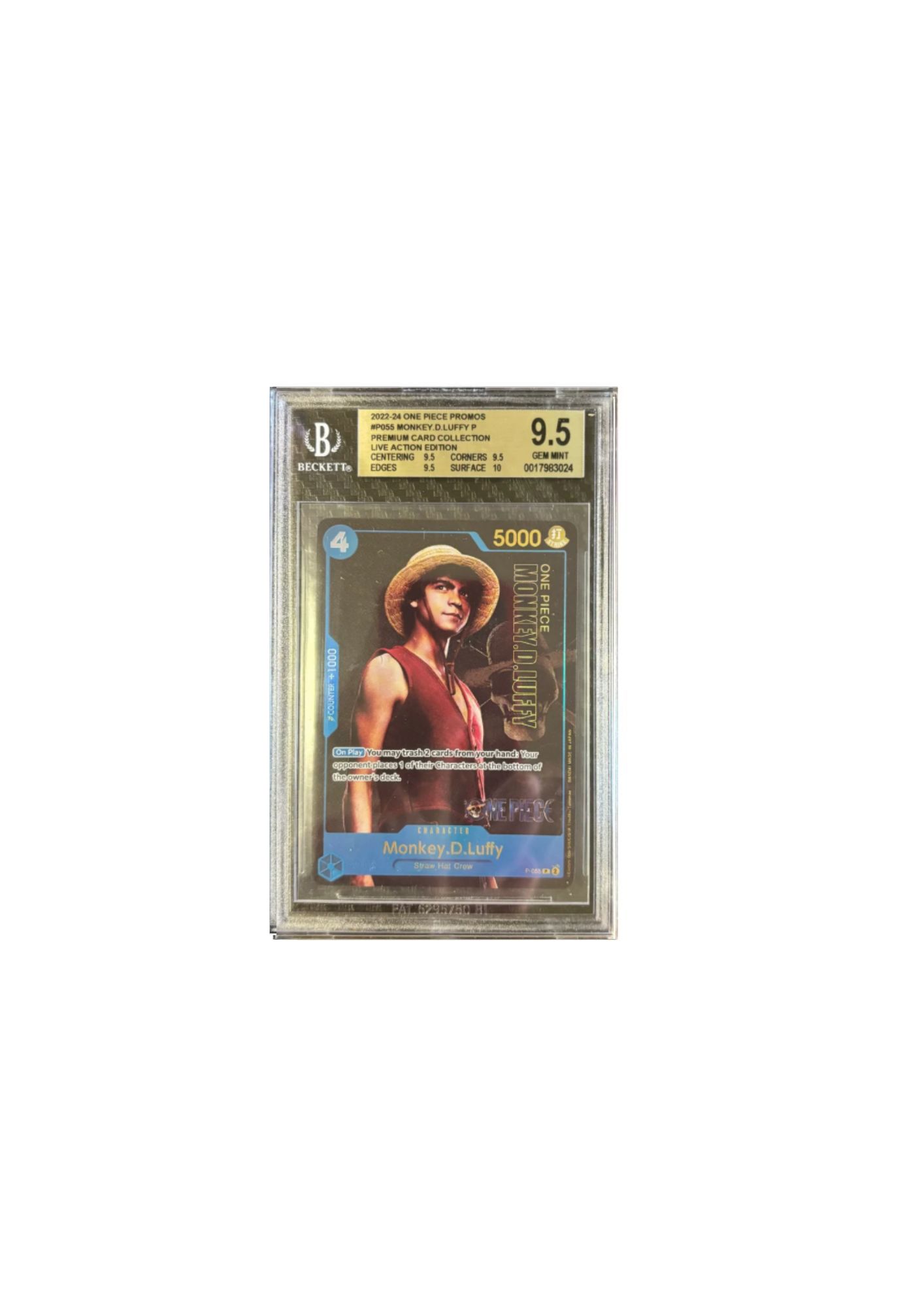 Carta promocional Monkey D. Luffy 2022-24