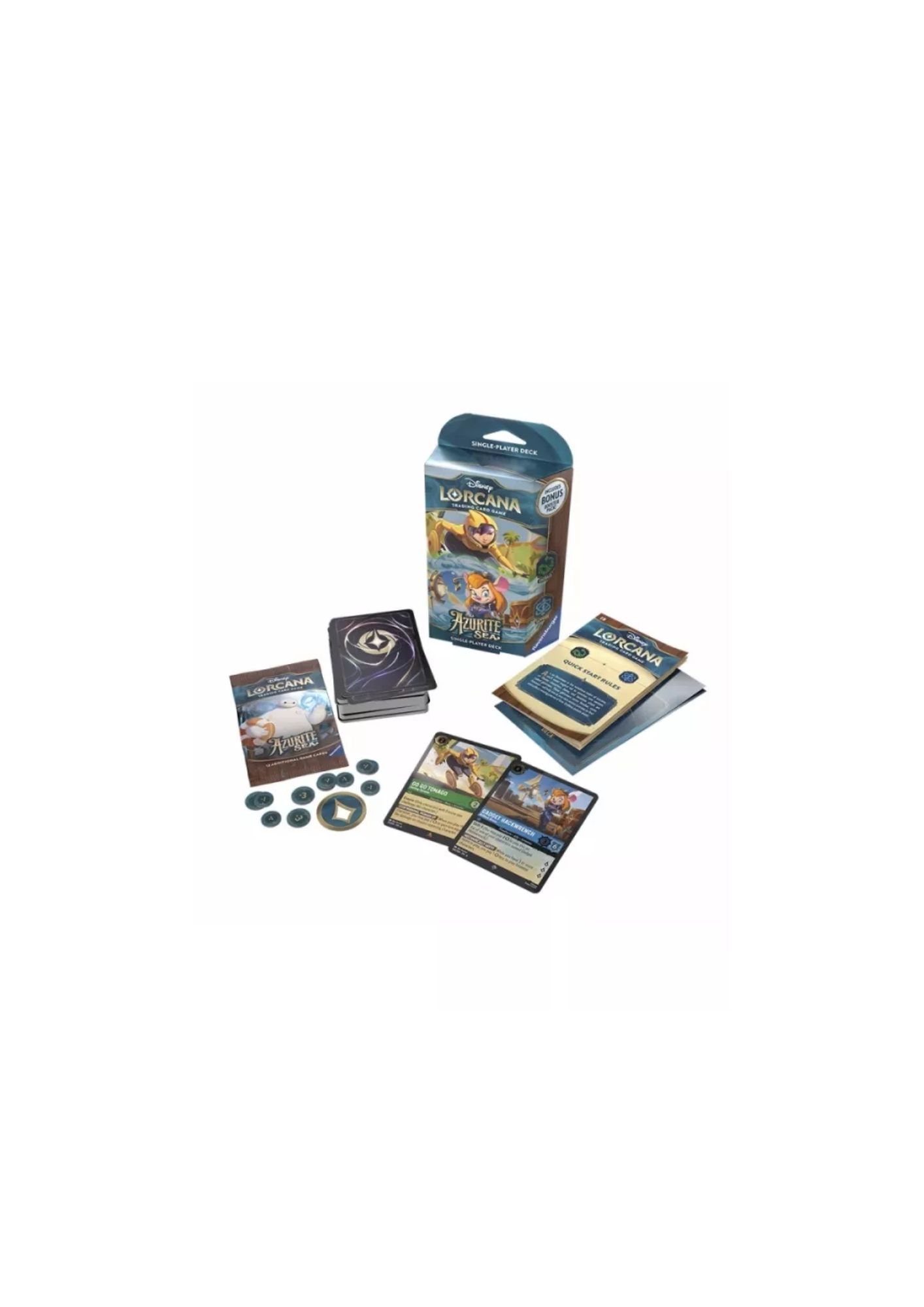 Mazos para un jugador Azurite Sea Inglés - Disney Lorcana TCG