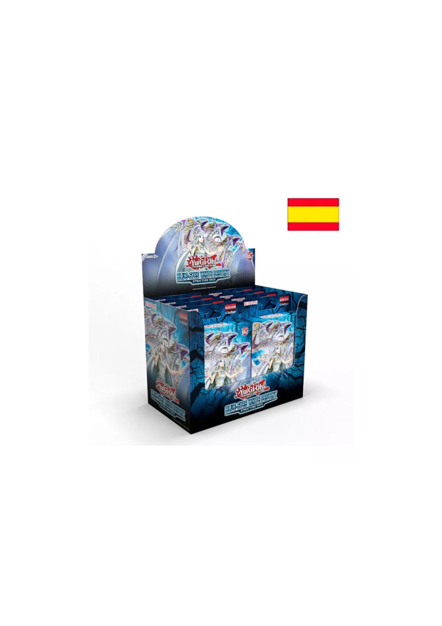 Structure Deck Display Unlimited Reprint Blue-Eyes white Destiny Español - Yu-Gi-Oh!