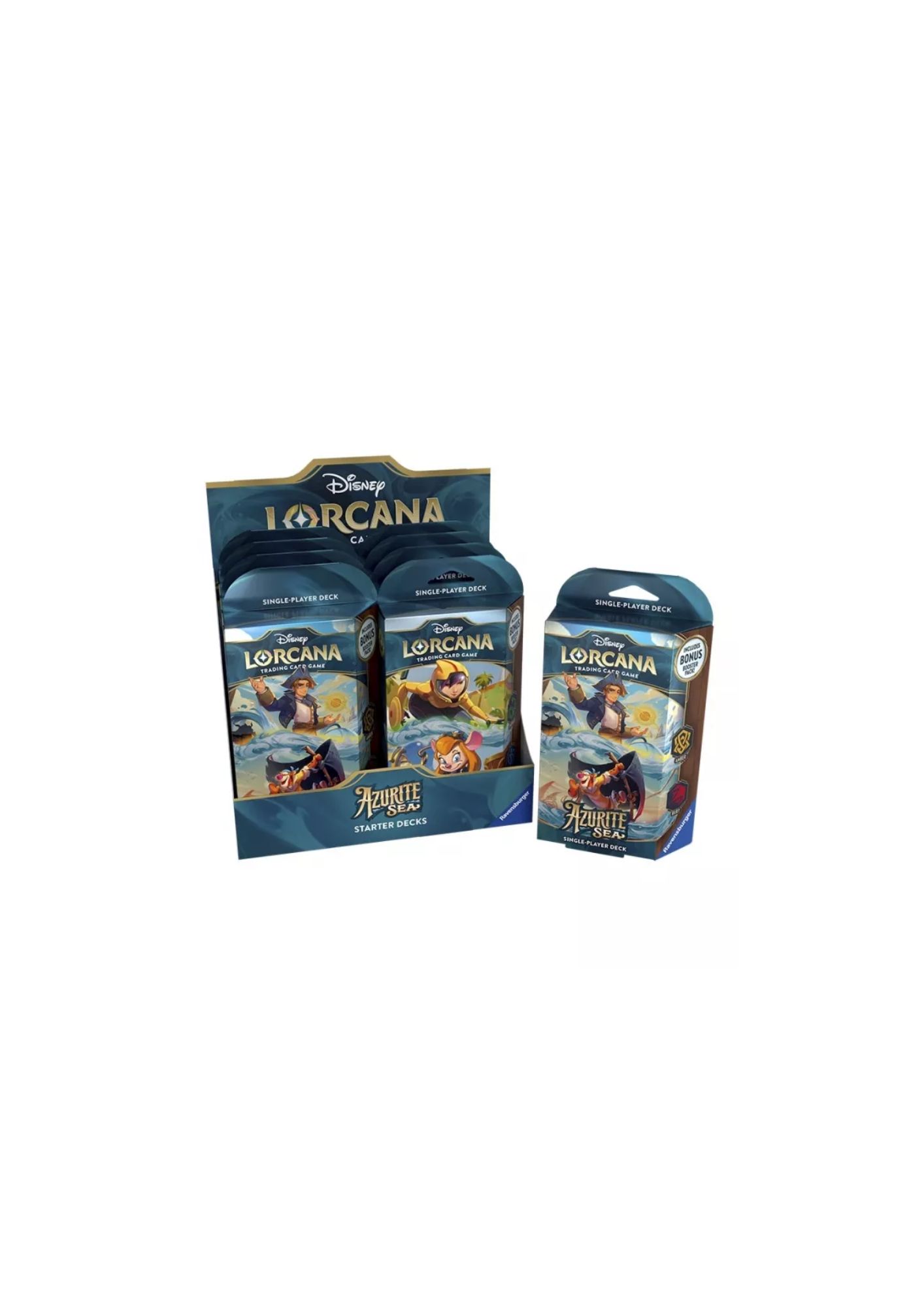 Mazos para un jugador Azurite Sea Inglés - Disney Lorcana TCG