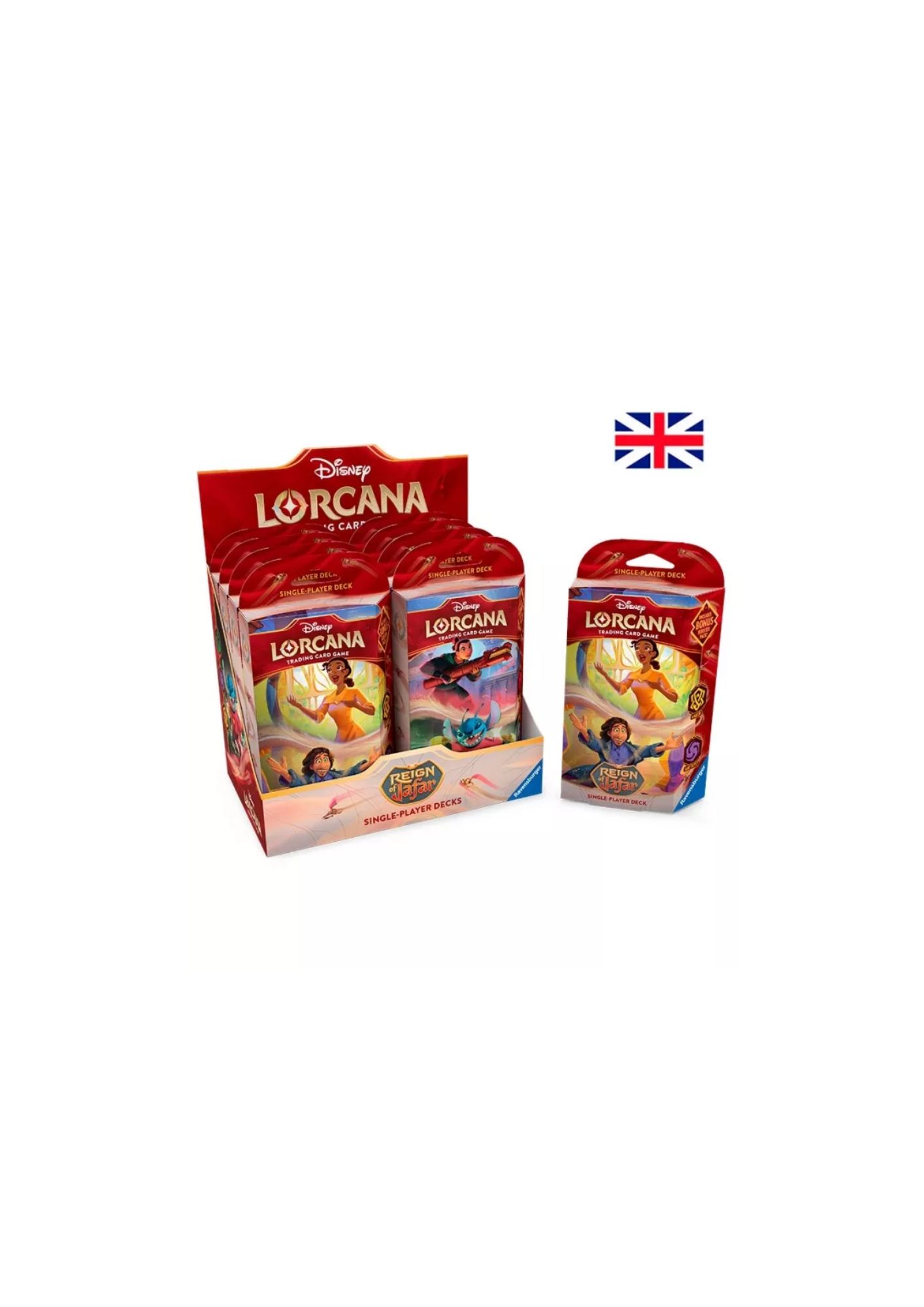 Mazos para un jugador Reign of Jafar Inglés - Disney