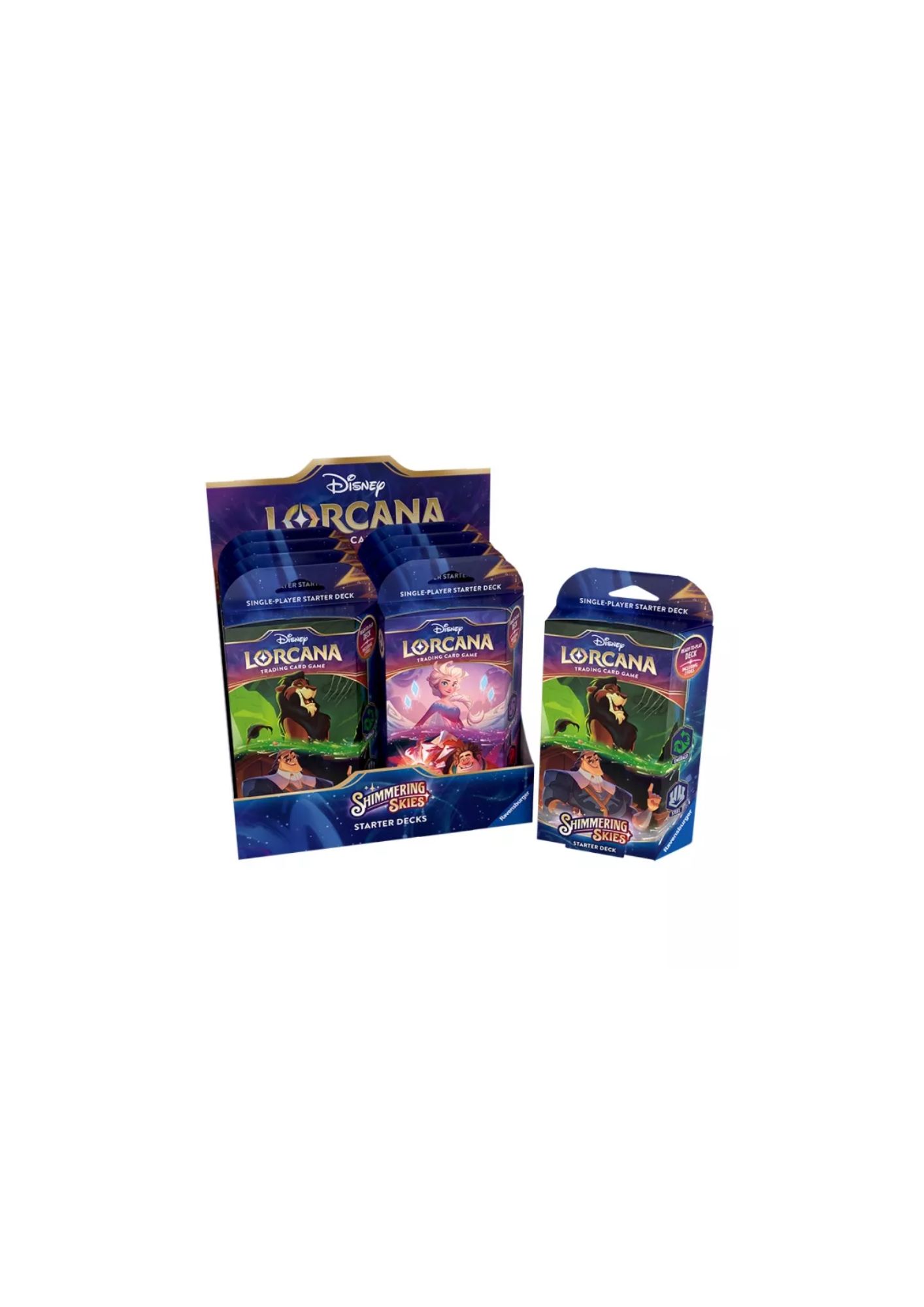 Mazos de inicio Shimmering Skies - Inglés - Disney Lorcana TCG