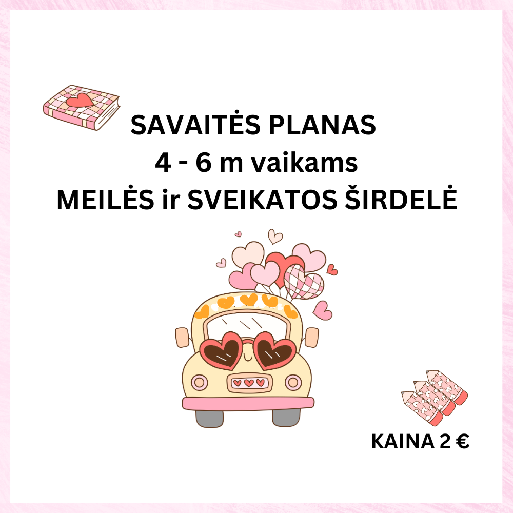 Sveikatos ir meilės širdelė