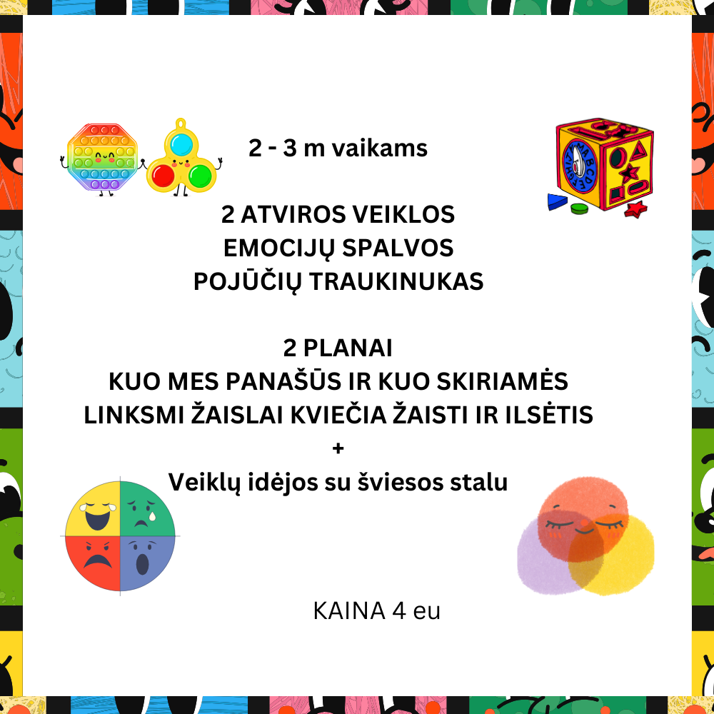 4 temos viename rinkinuke + 15 veiklų idėjų su šviesos stalu