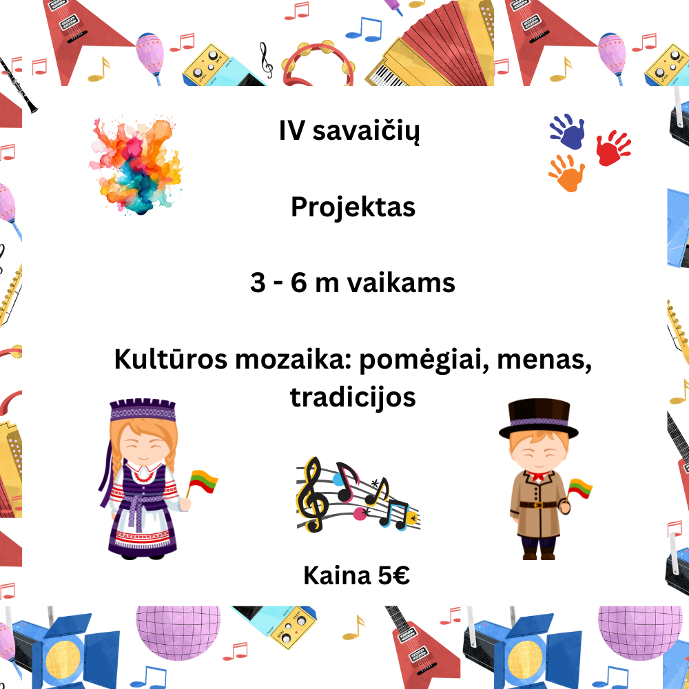 Kultūros mozaika: pomėgiai, menas, tradicijos