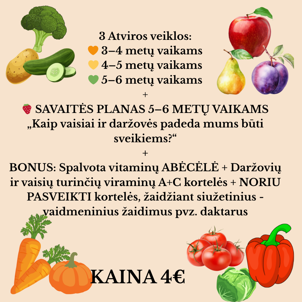 Rinkinys „Vitaminų pasaulis“ – nuo smalsumo iki sveikatos!