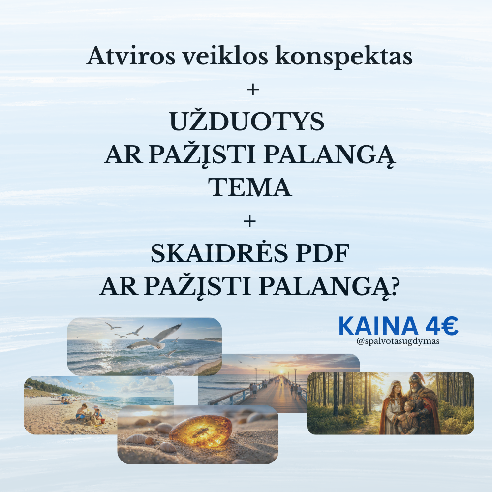 🌊 AR PAŽĮSTI PALANGĄ? – smagi edukacinė kelionė prie jūros su vaikais!