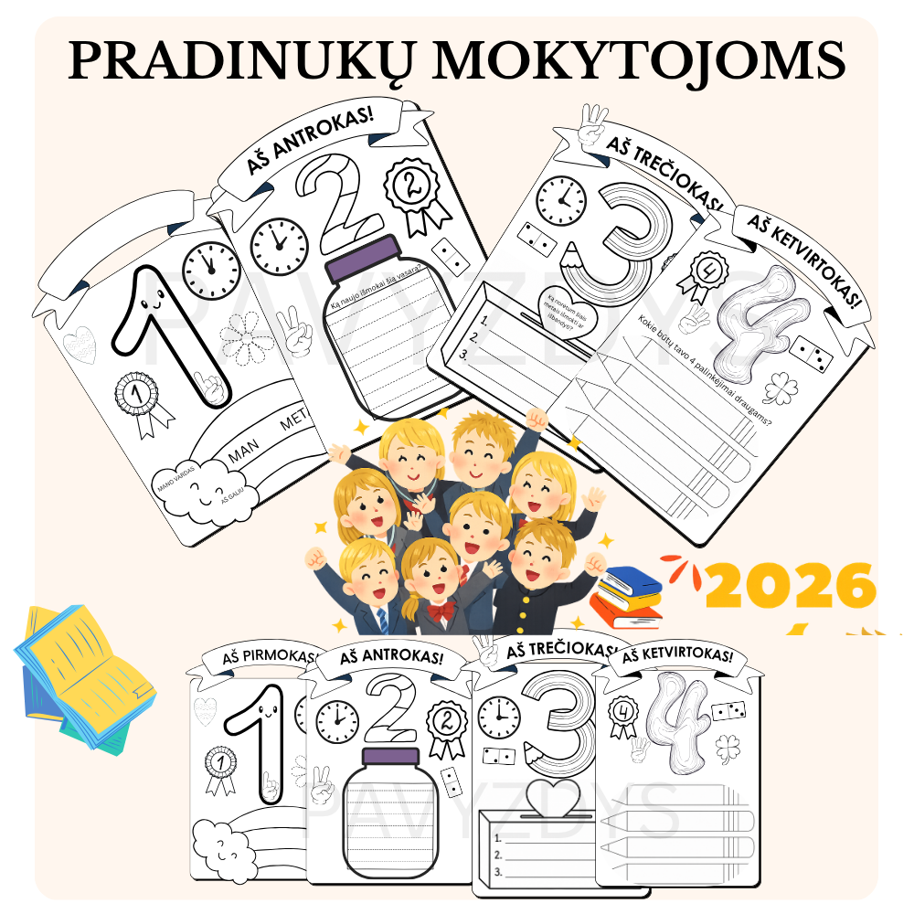 📚 NAUJIENA PRADINIŲ KLASIŲ MOKYTOJOMS!