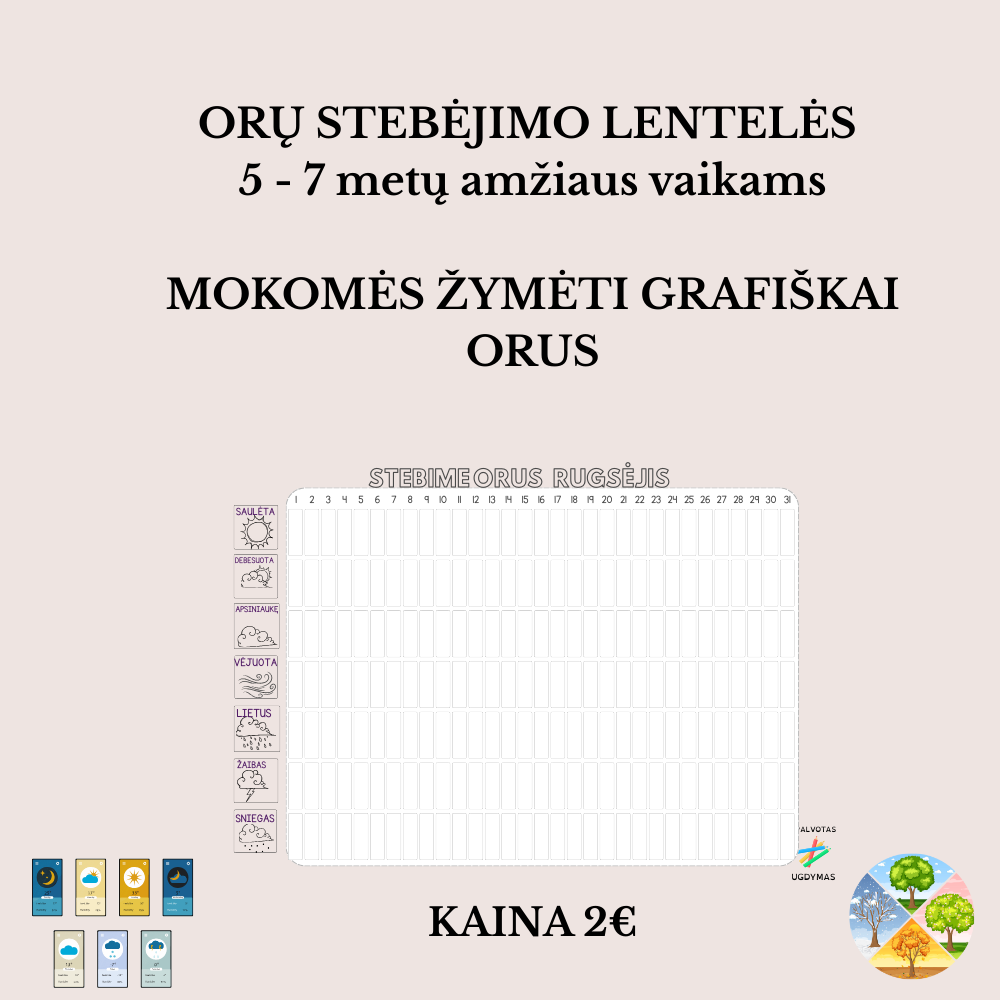 Stebime orus – spalvotai ir įdomiai!