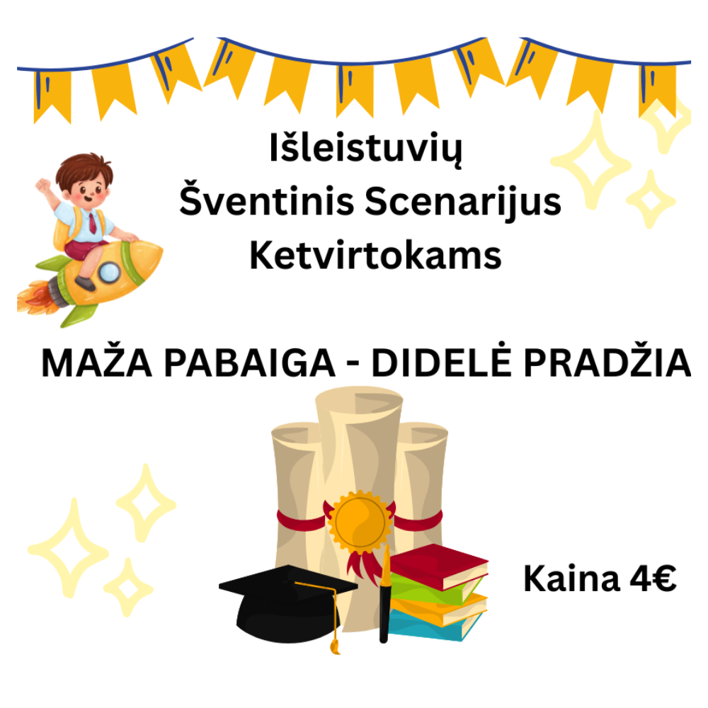 IŠLEISTUVIŲ RINKINUKAS „MAŽA PABAIGA – DIDELĖ PRADŽIA“