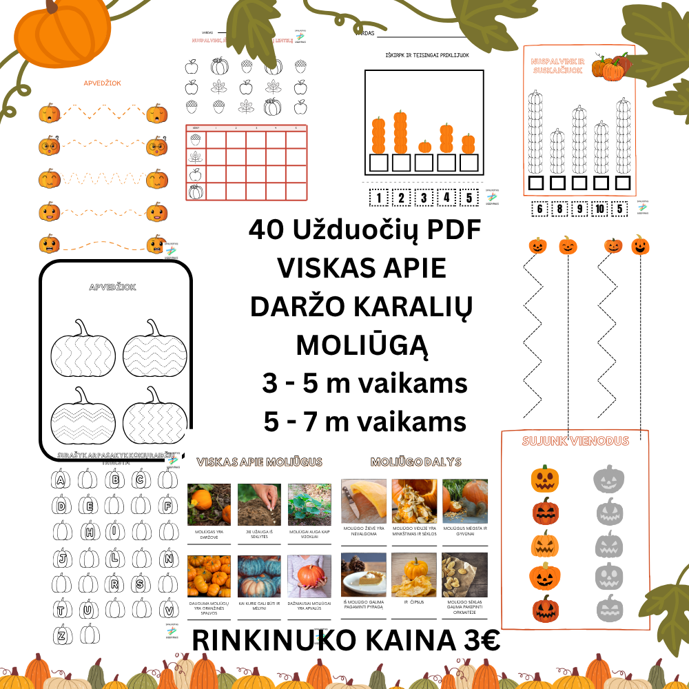 Projektas - Moliūgas, kuris ieškojo spalvų