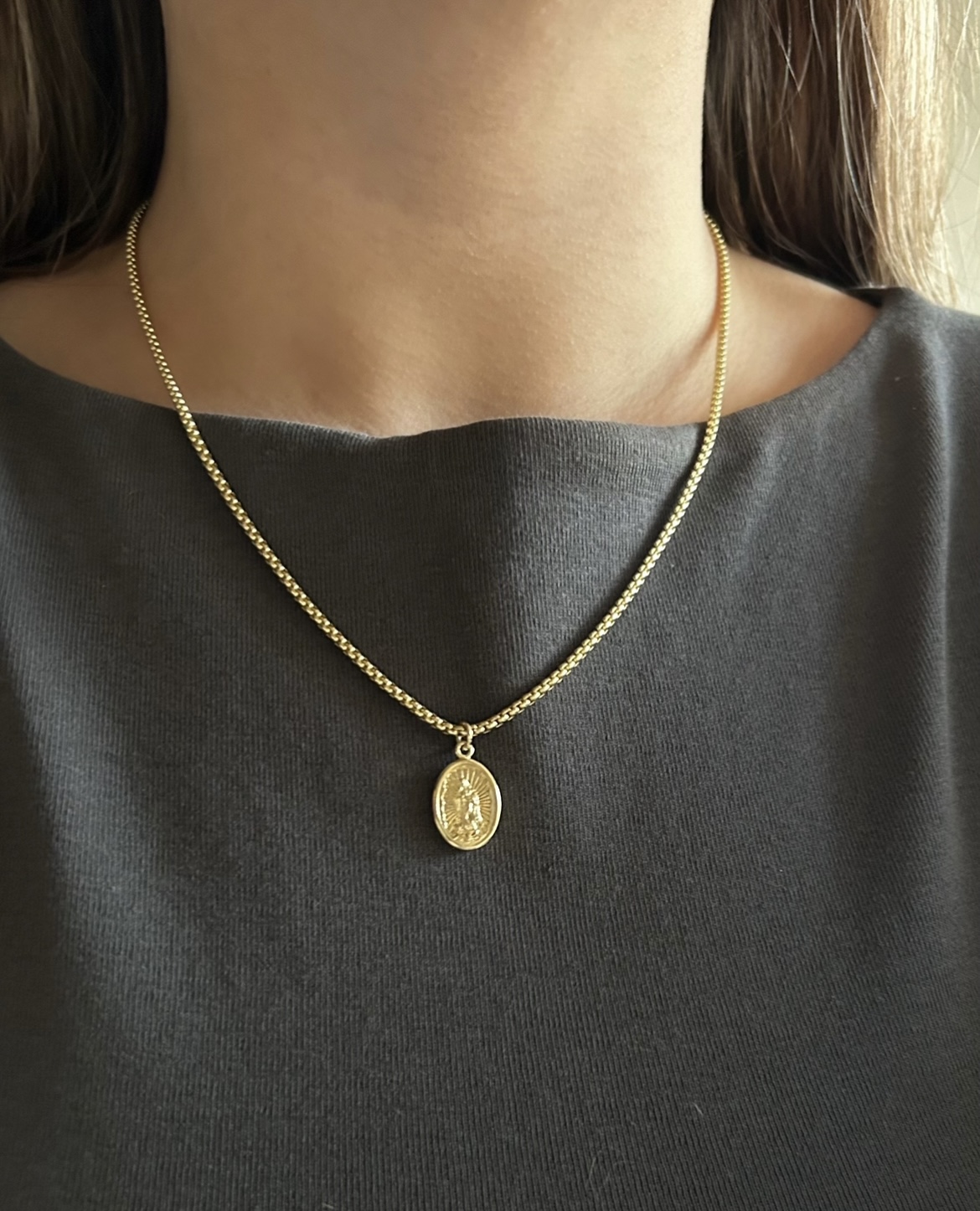Cadena Medalla Virgencita