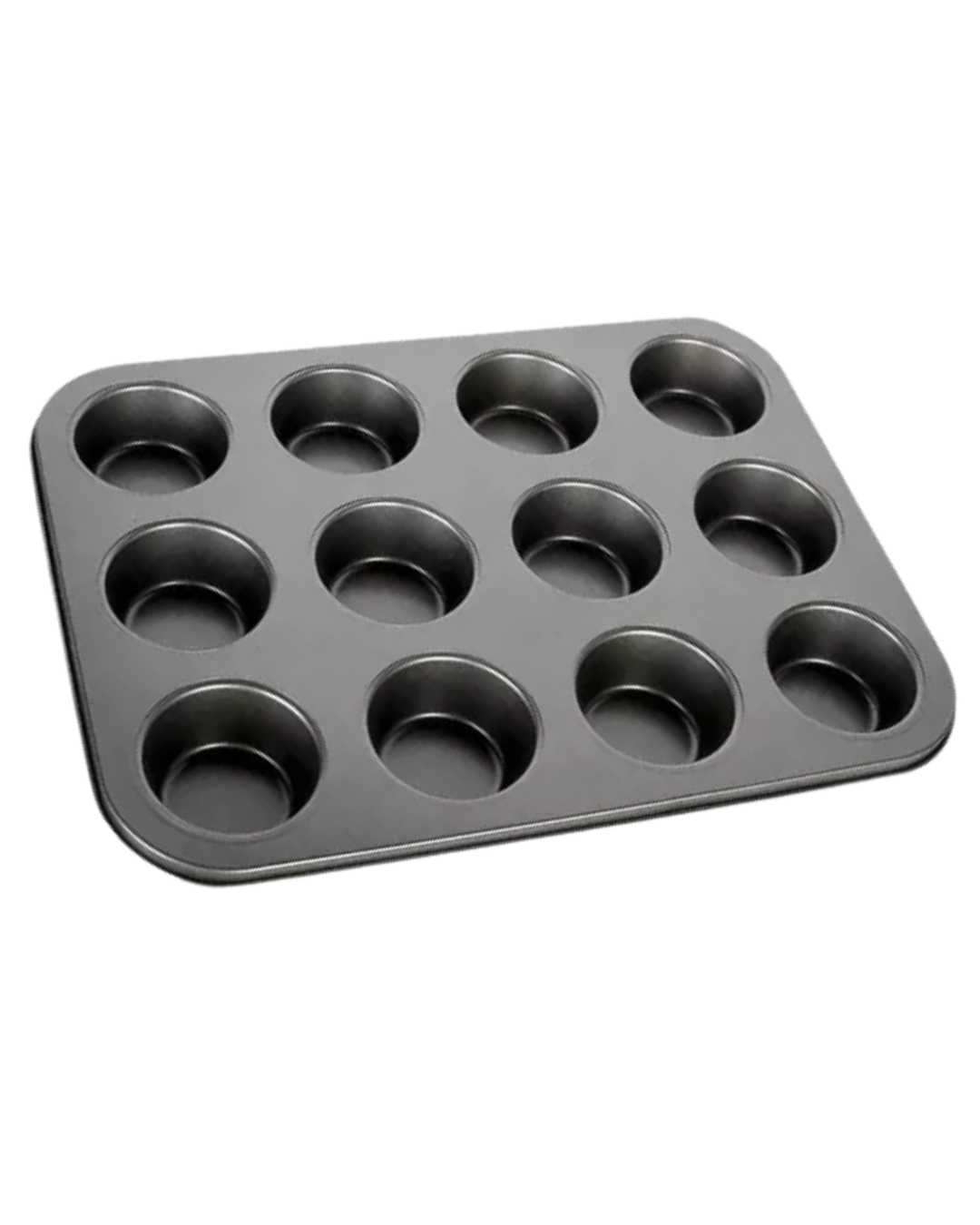 Placa antiadherente de hojalata para cupcakes