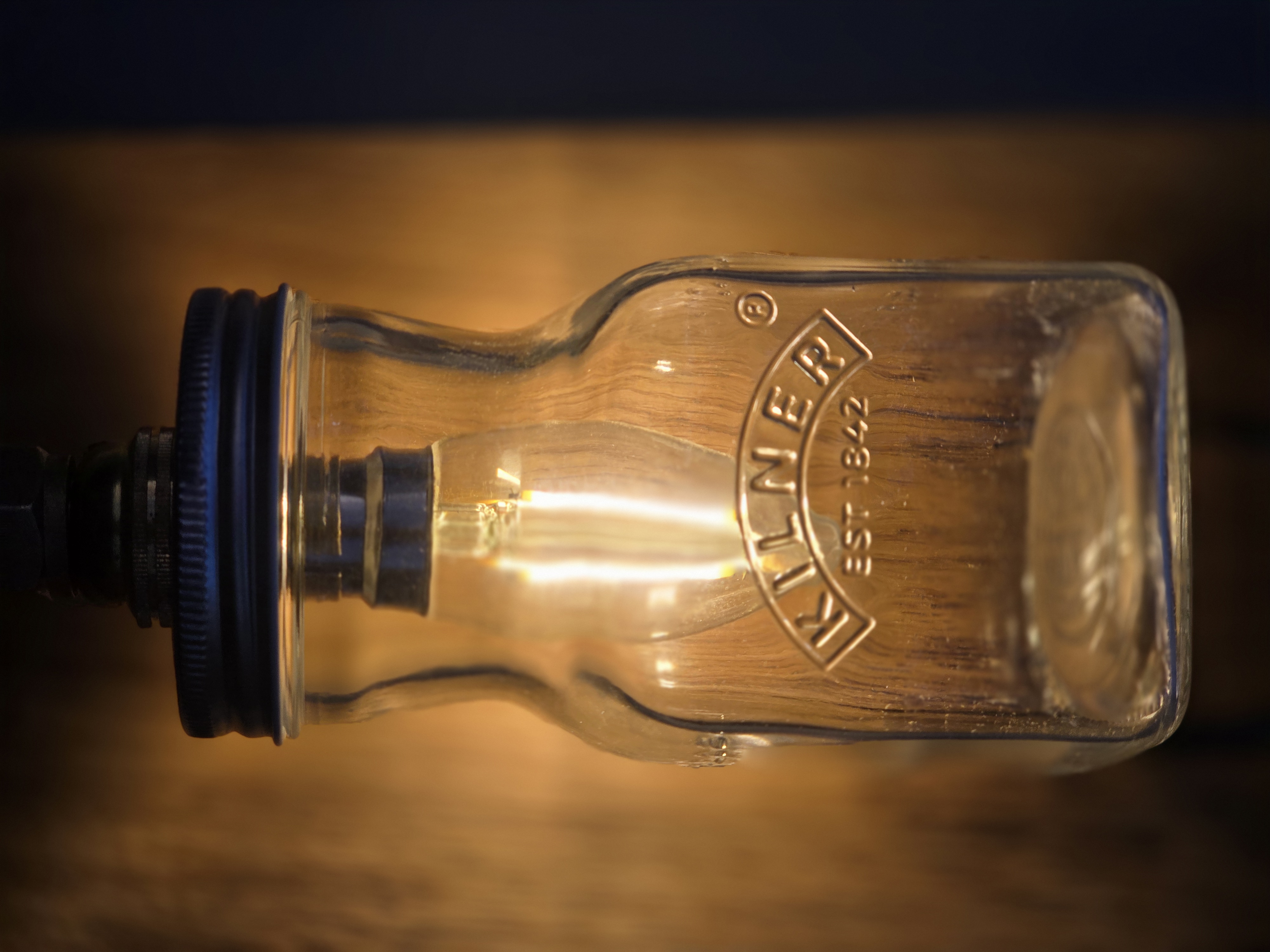 Mason Jar Wall Lamp