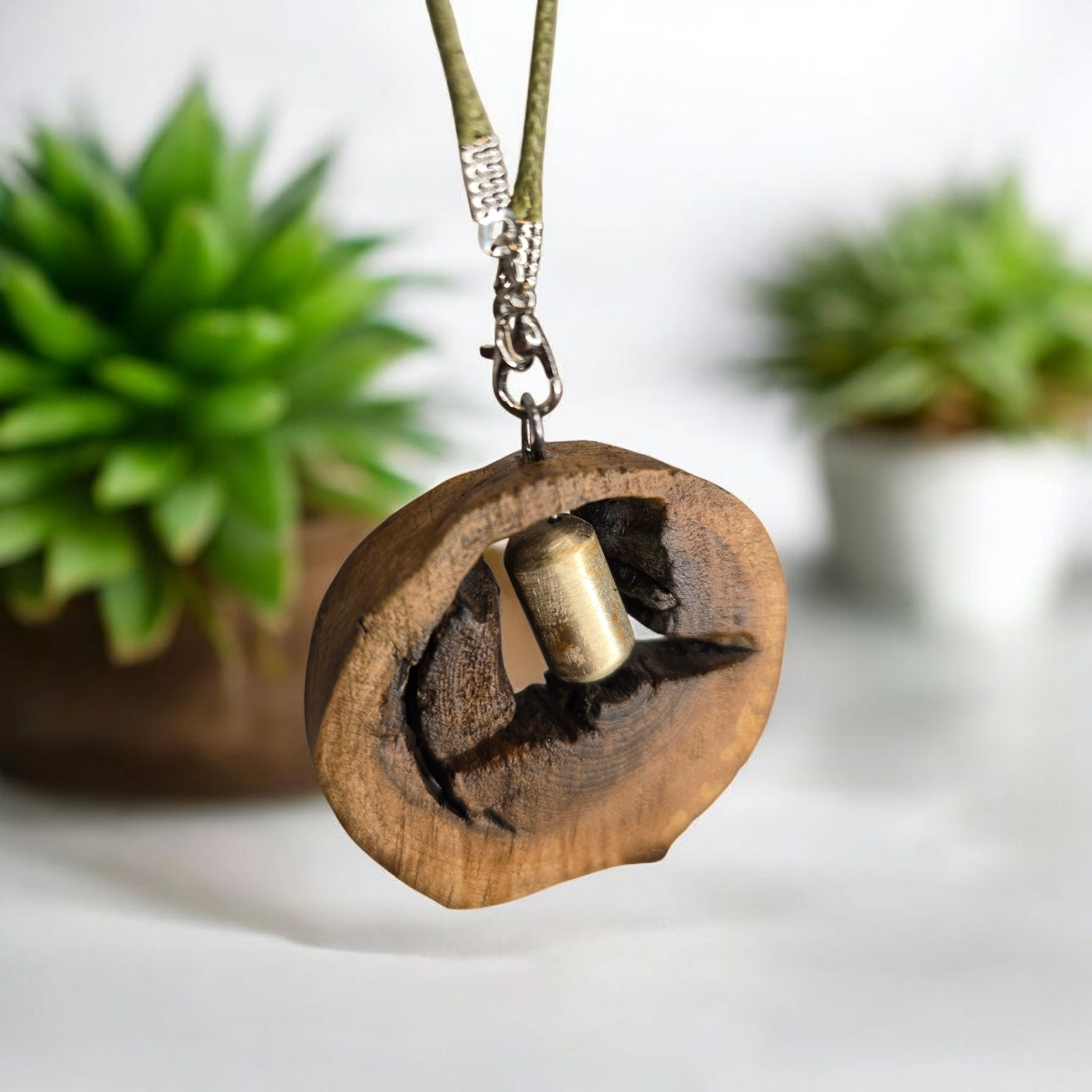 Handcrafted Wooden Pendant