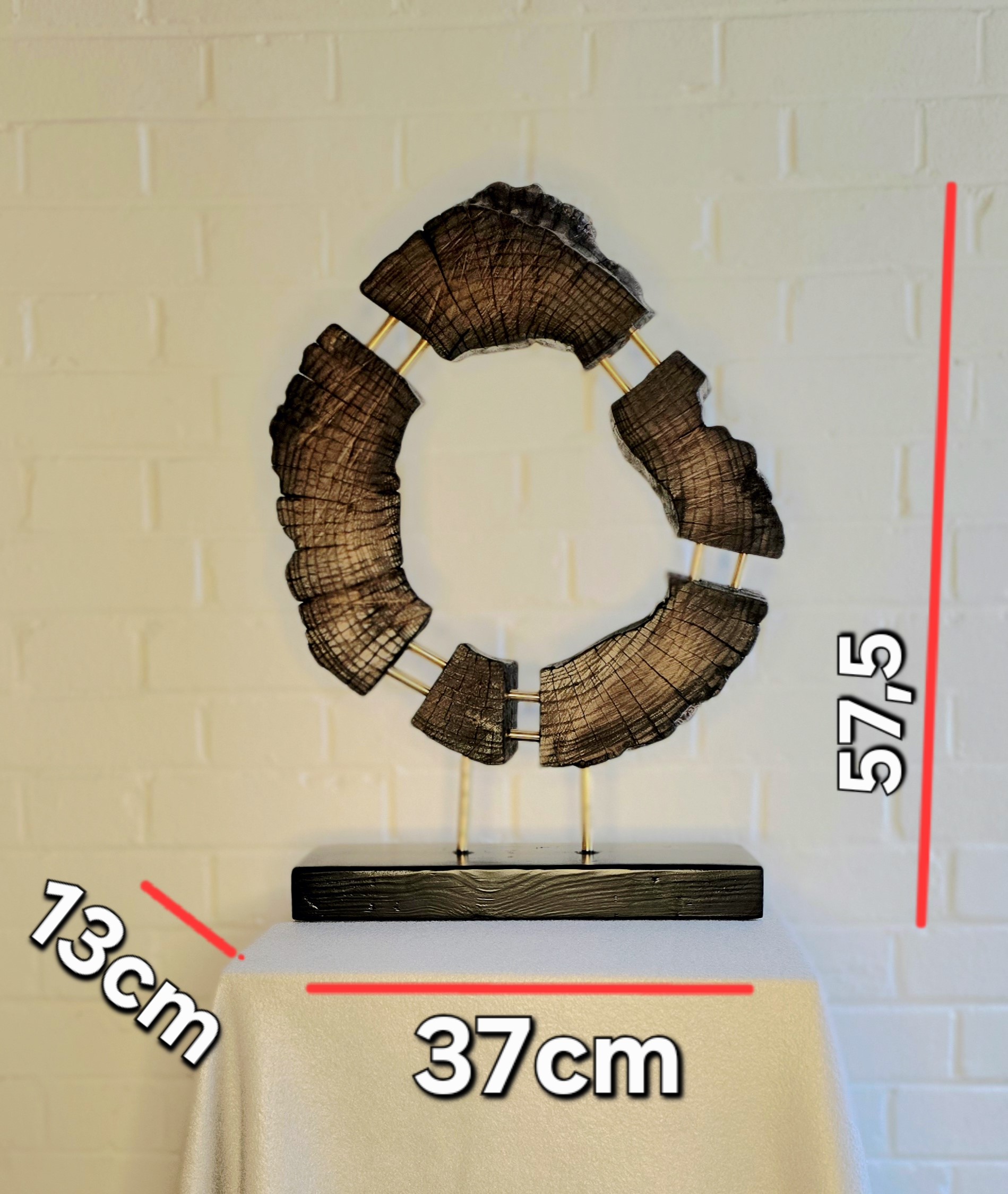 Decorative Wooden Sculpture Stargate