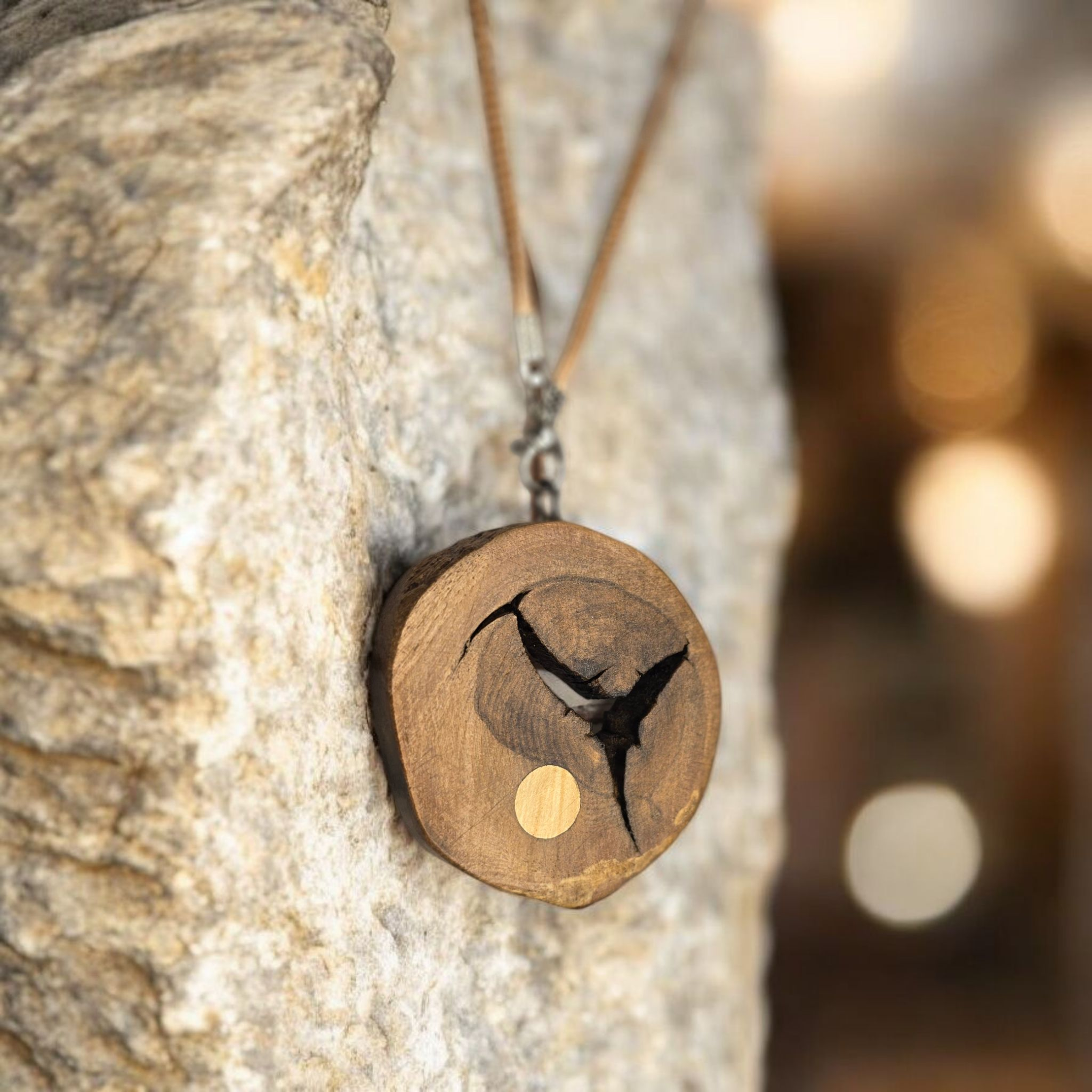 Handcrafted Wooden Pendant